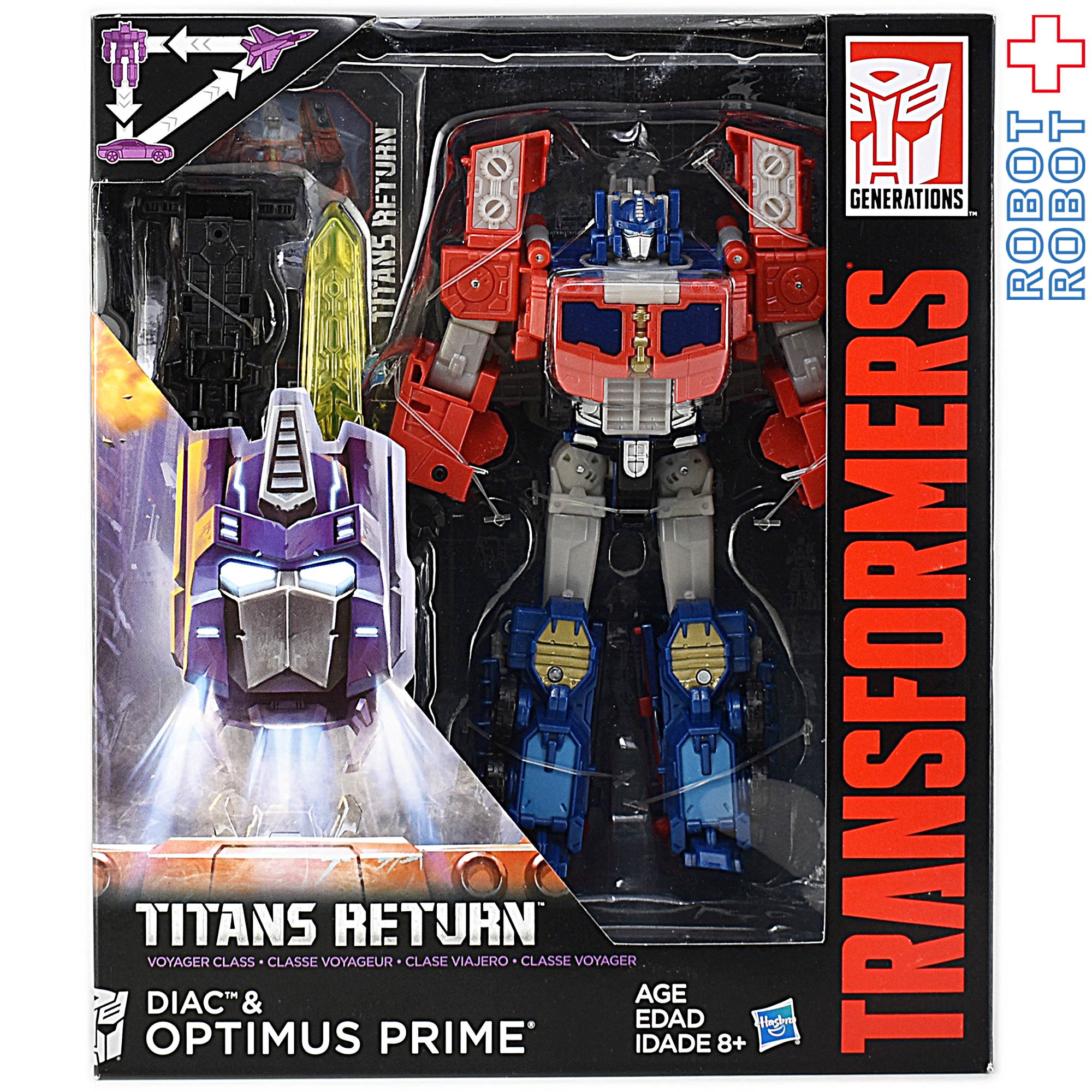 ハズブロ トランスフォーマー・ジェネレーションズ タイタンリターン ボイジャークラス ディアック&オプティマス・プライム 入荷写真