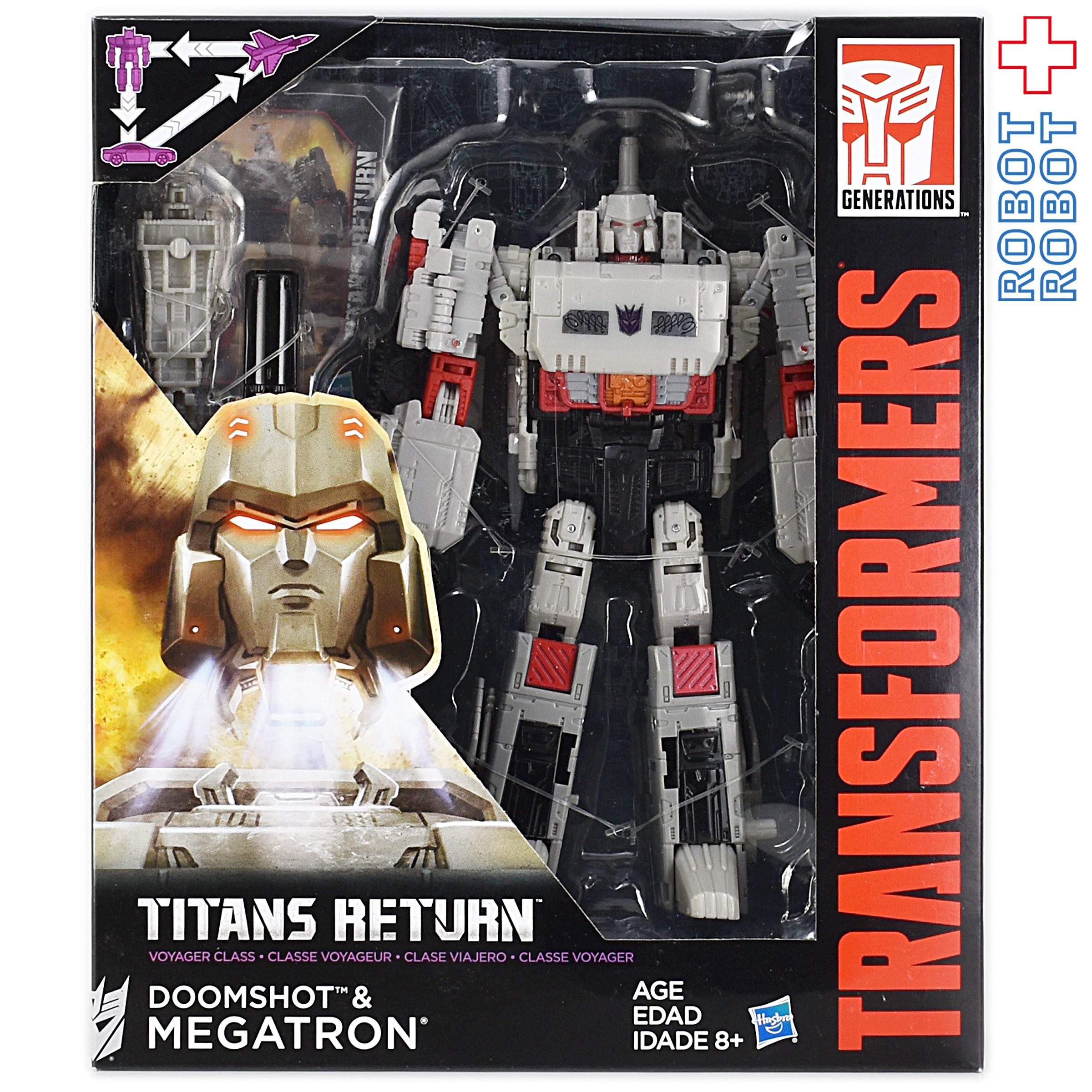 ハズブロ トランスフォーマー・ジェネレーションズ タイタンリターン ボイジャークラス ドゥームショット&メガトロン 入荷写真