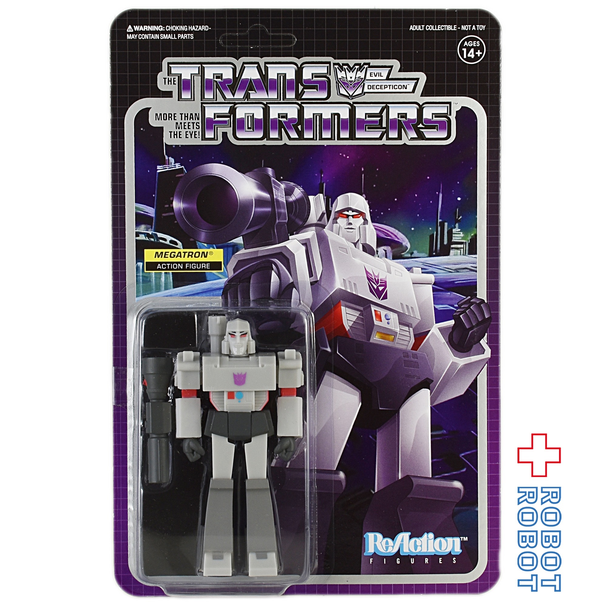 リ・アクション 3.75インチ アクションフィギュア メガトロン 戦え！超ロボット生命体トランスフォーマー シリーズ1 入荷写真