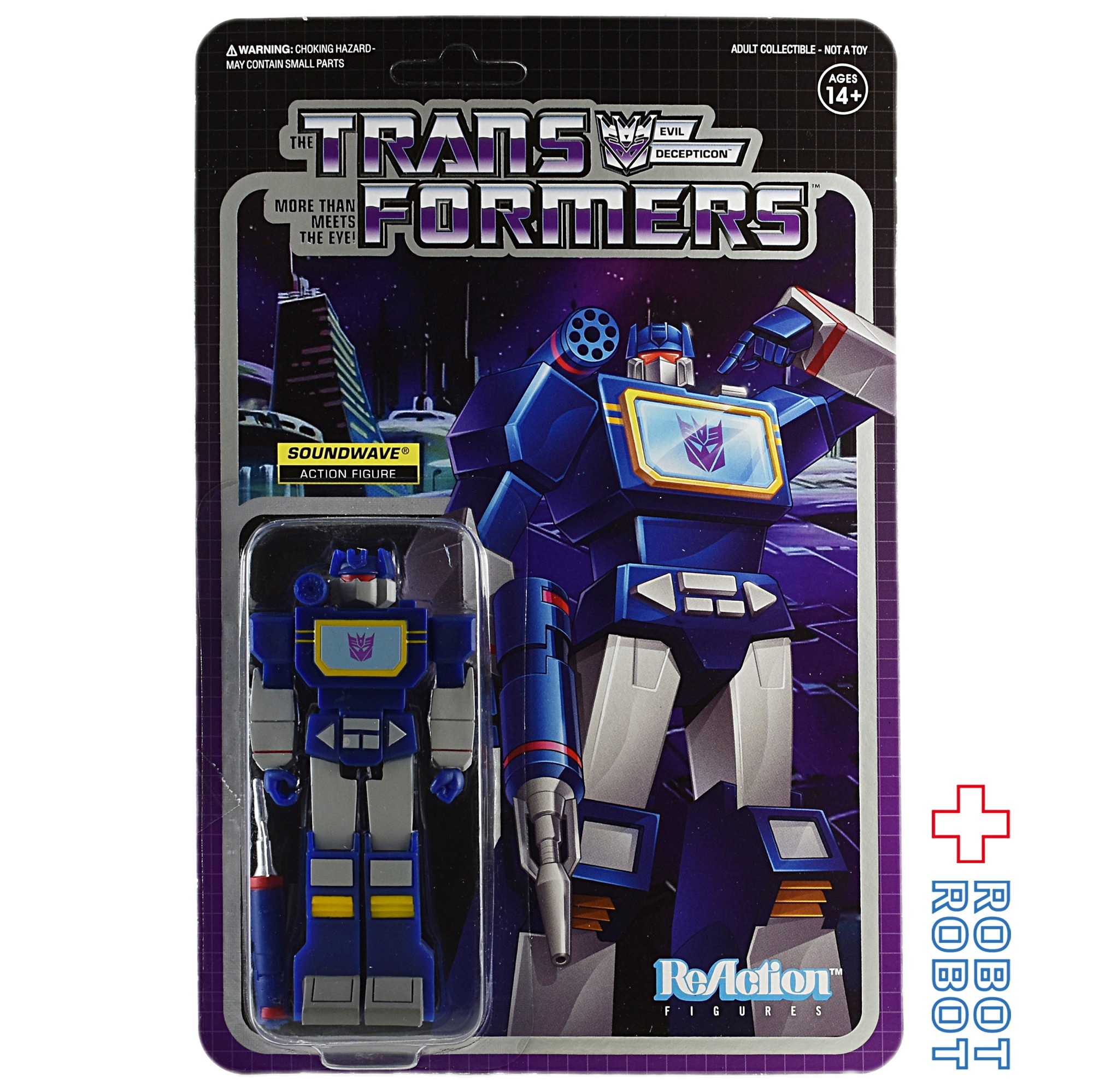 リ・アクション 3.75インチ アクションフィギュア サウンドウェーブ 戦え！超ロボット生命体トランスフォーマー シリーズ1 入荷写真
