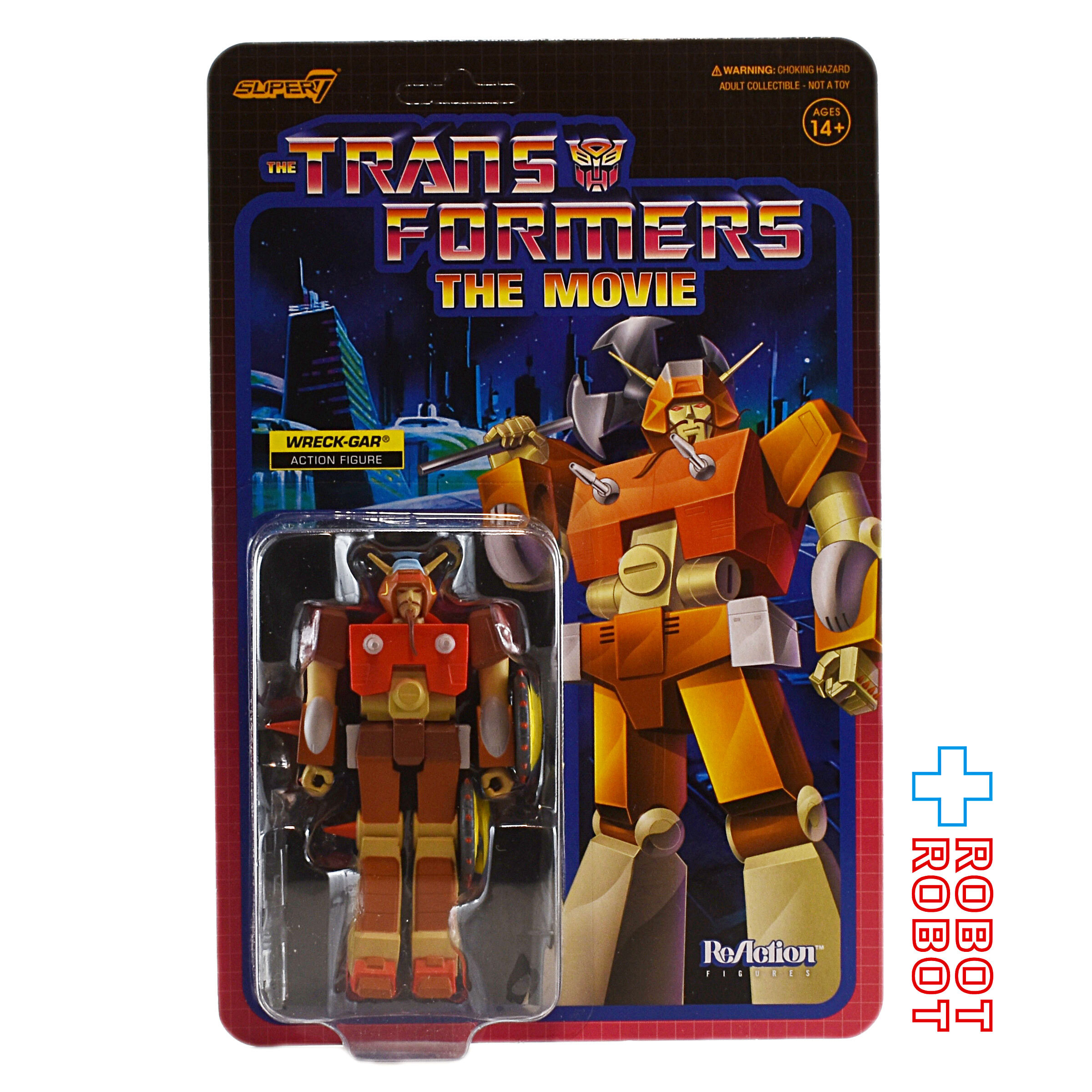 リ・アクション 超ロボット生命体トランスフォーマー ウェーブ6 レックガー G1 4インチ アクションフィギュア (スーパー7) 未開封 入荷写真