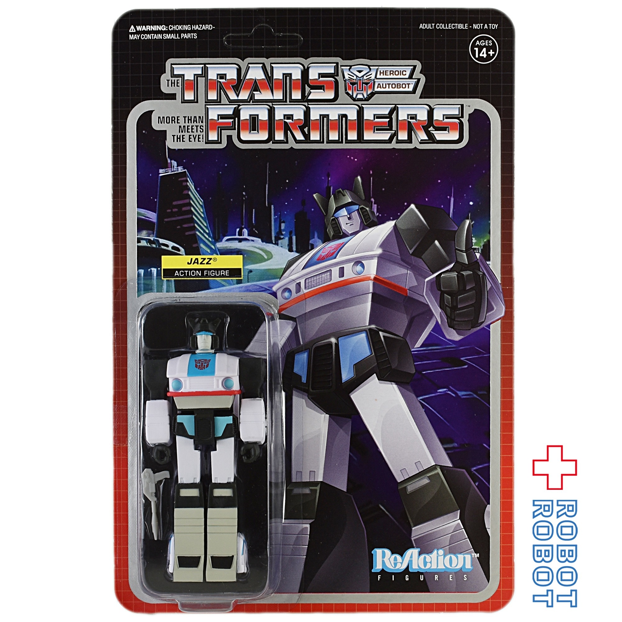 リ・アクション 3.75インチ アクションフィギュア ジャズ 戦え！超ロボット生命体トランスフォーマー シリーズ1 入荷写真