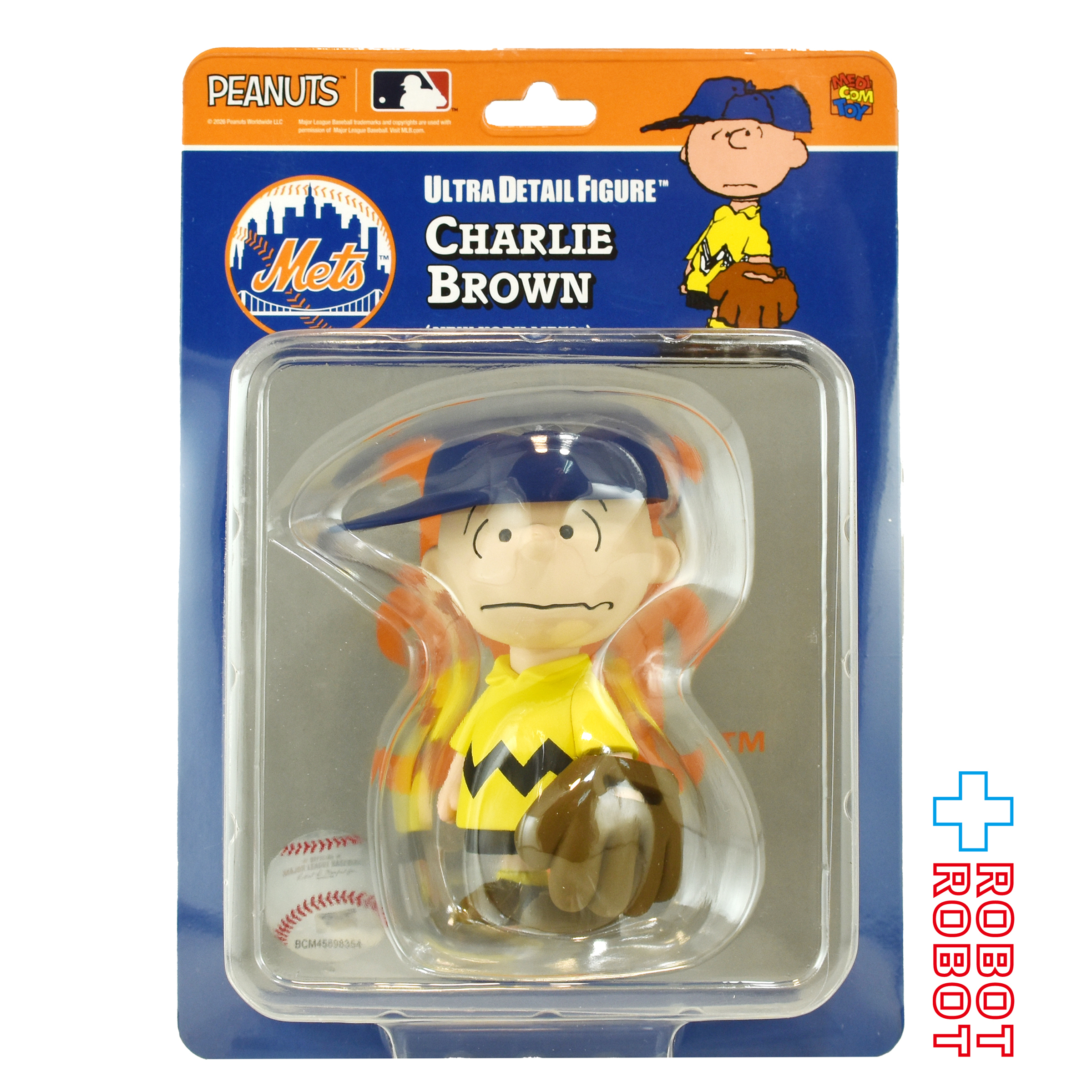 UDF MLB × ピーナッツ ニューヨーク メッツ チャーリーブラウン ビニールフィギュア 未開封 入荷写真