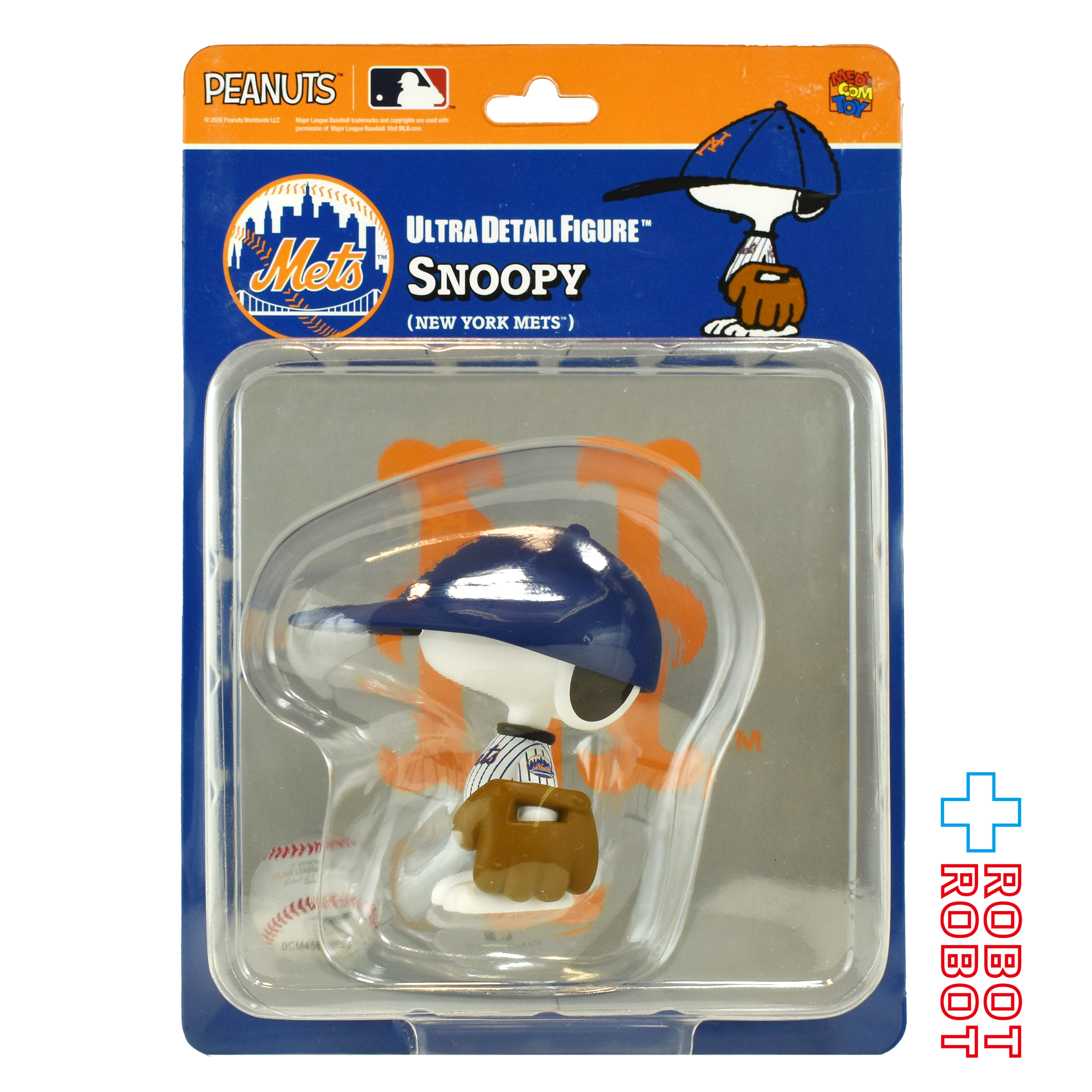 UDF MLB × ピーナッツ ニューヨーク メッツ スヌーピー ビニールフィギュア 未開封 入荷写真