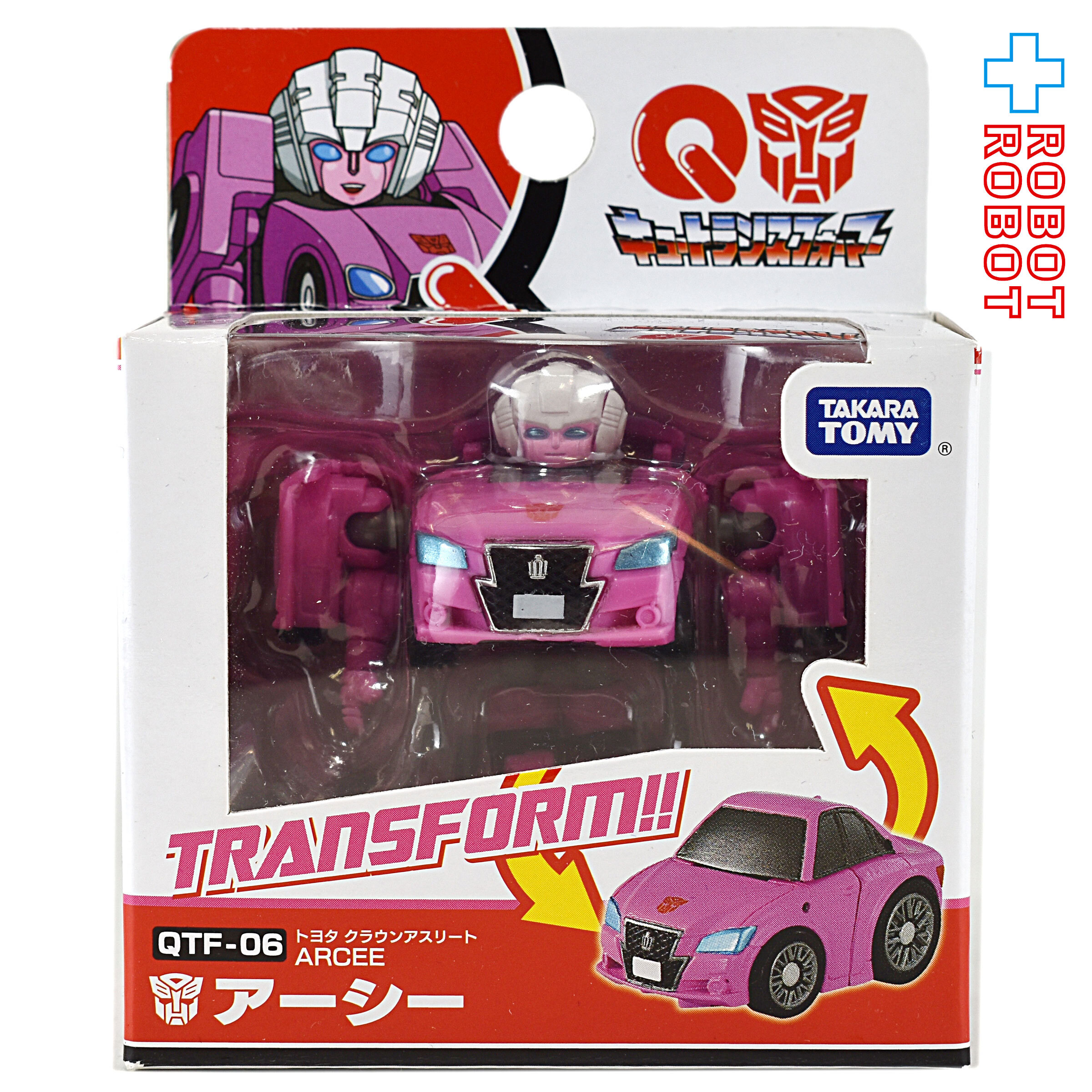 タカラトミー キュートランスフォーマー QTF-06 アーシー(トヨタ クラウンアスリート) 未開封 入荷写真