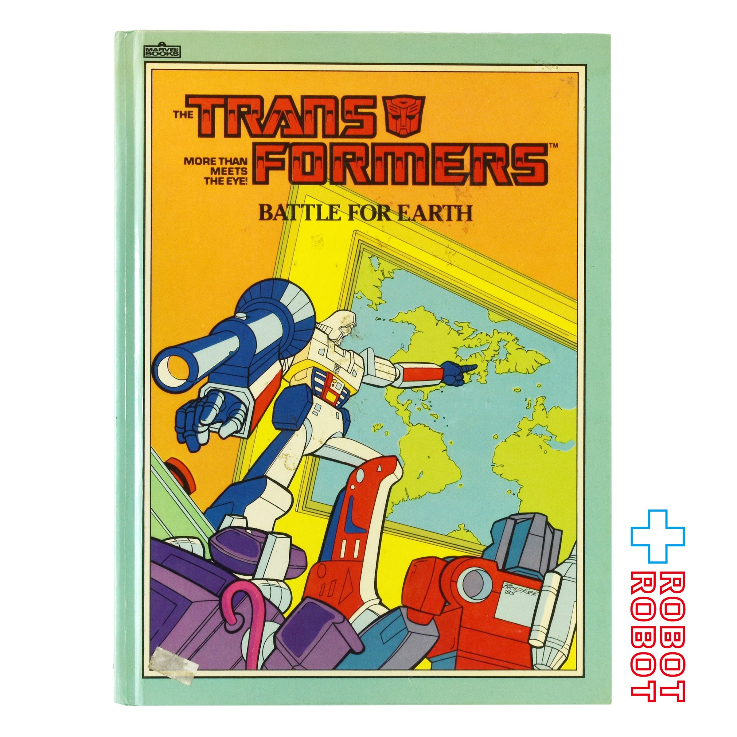 マーベルブックス社 トランスフォーマー " バトル・フォー・アース "絵本 1985 入荷写真