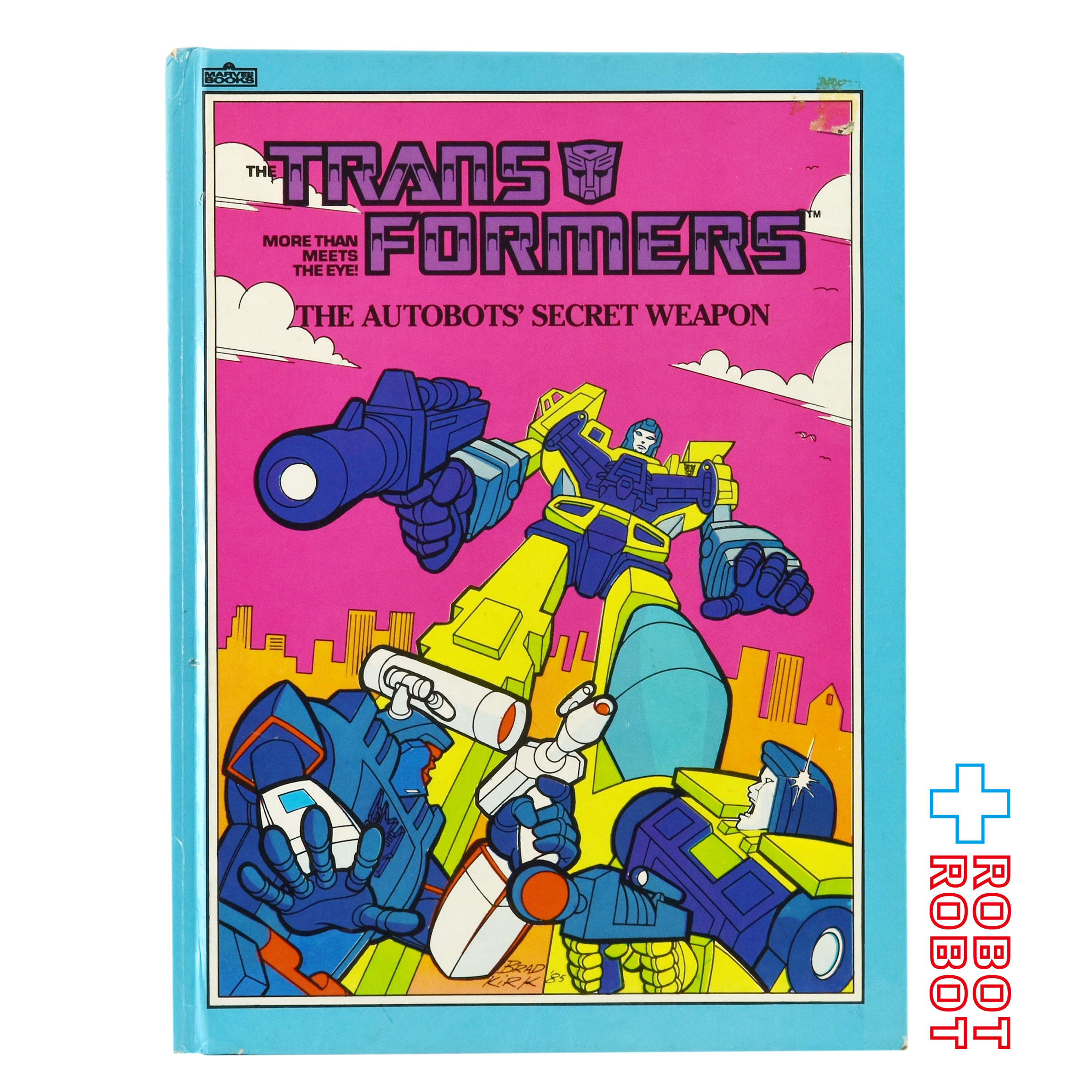 マーベルブックス社 トランスフォーマー "ザ・オートボット・シークレットウエポン "絵本 1985 入荷写真