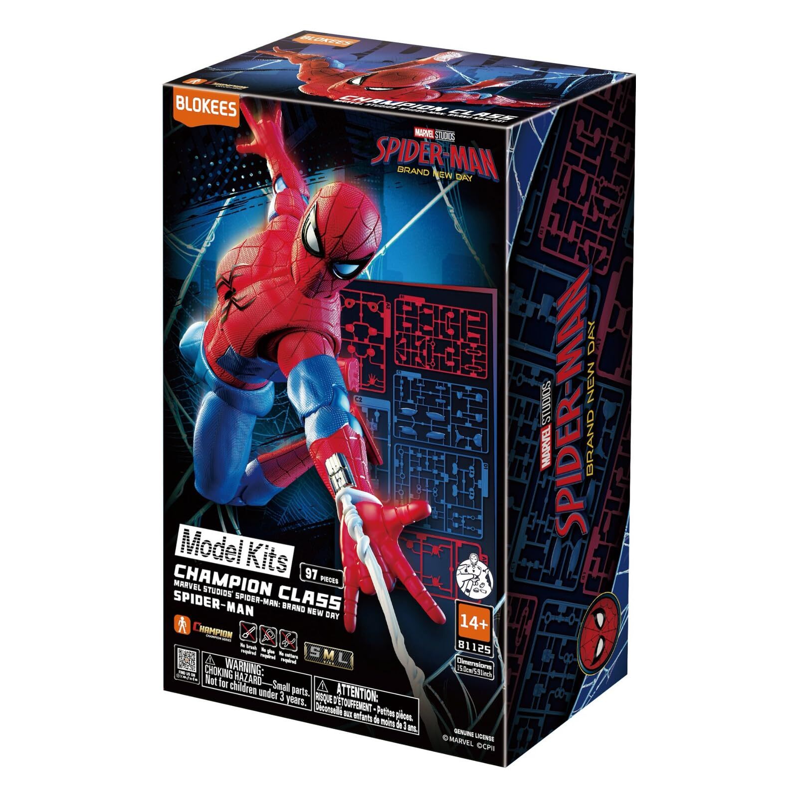 ブロッキーズ マーベル スパイダーマン・ブランドニューデイ チャンピオンクラス モデルキット 未開封 入荷写真