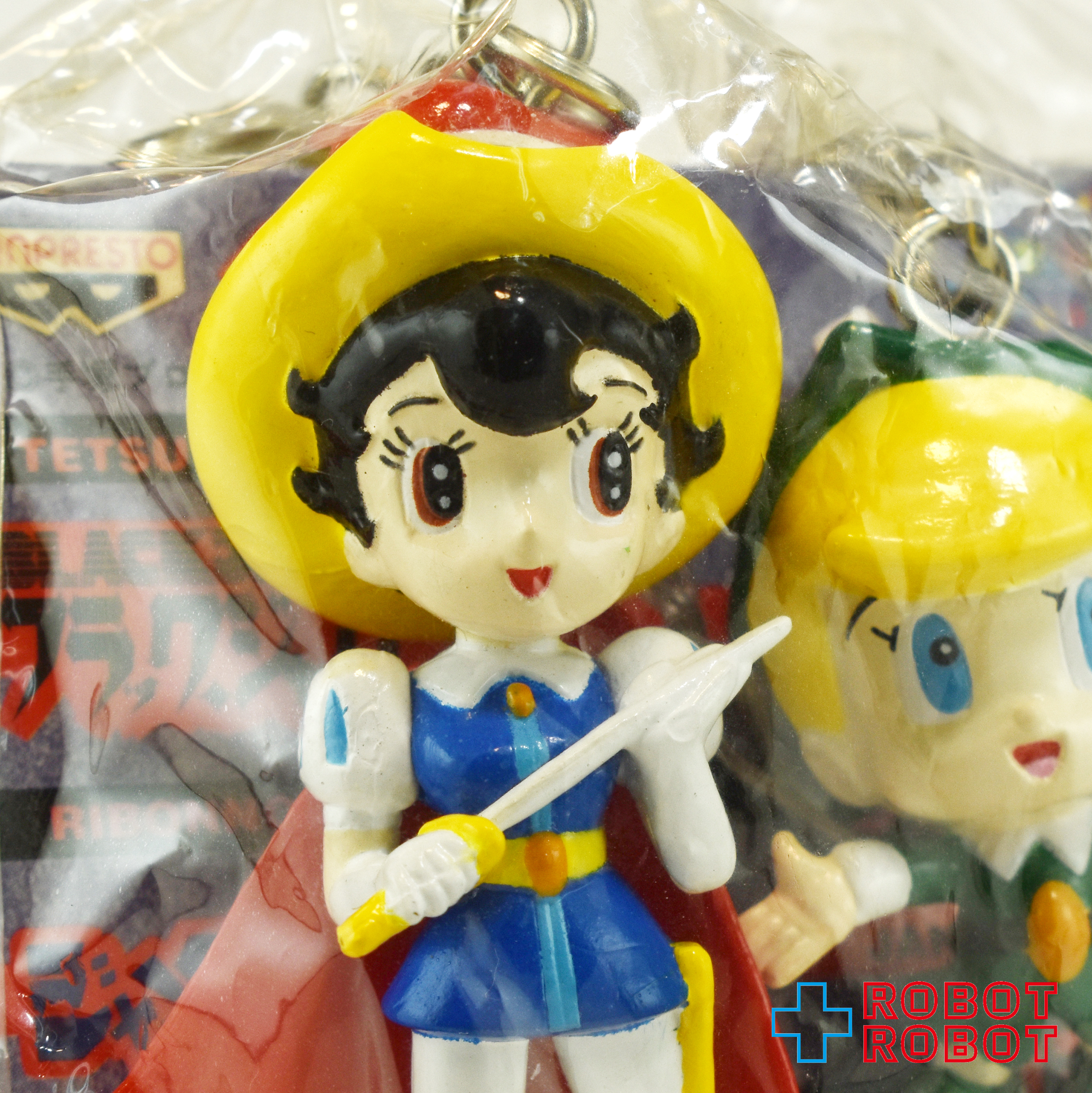 バンプレスト 手塚治虫 キャラアソート フィギュアキーホルダー リボンの騎士 サファイア & チンク 紙タグ付き 入荷写真