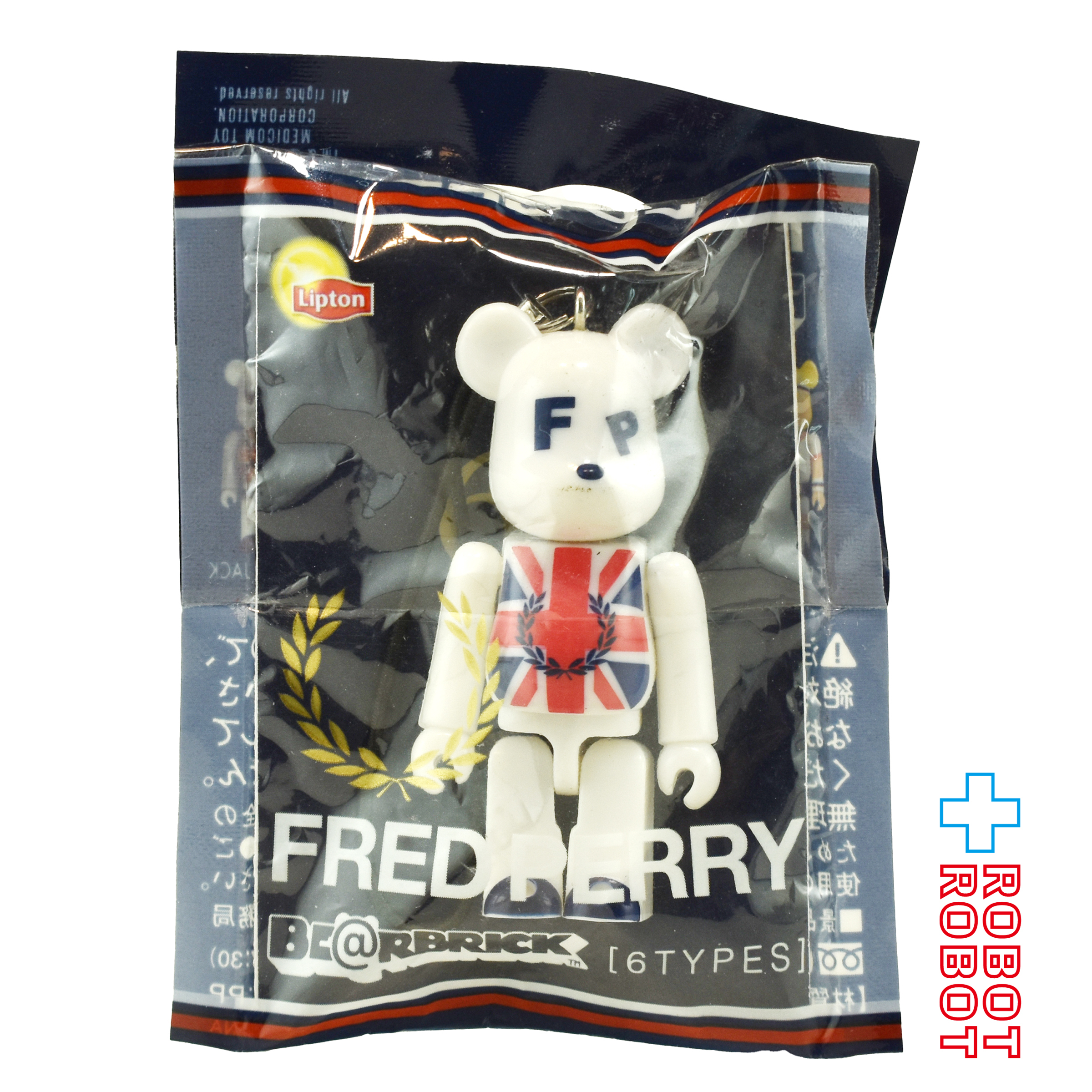 リプトン x BE@RBRICK ベアブリック フレッド・ペリー ストラップ 2012 未開封 入荷写真