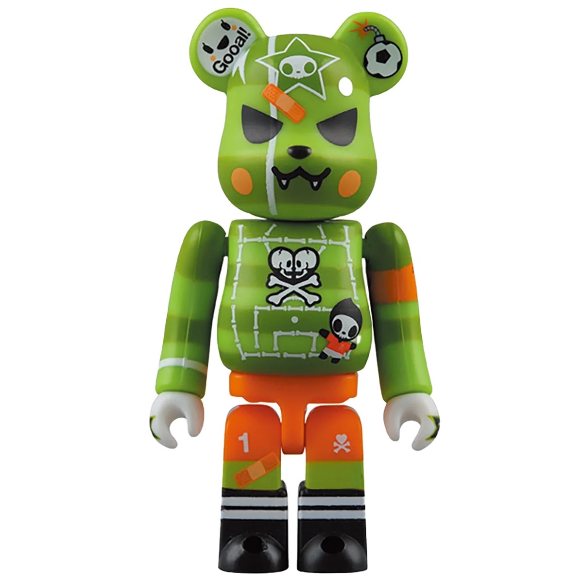 メディコム ベアブリック BE@RBRICK 100% TOKIDOKI 緑 シモーネ・レグノ デザイン ４号店商品 入荷写真