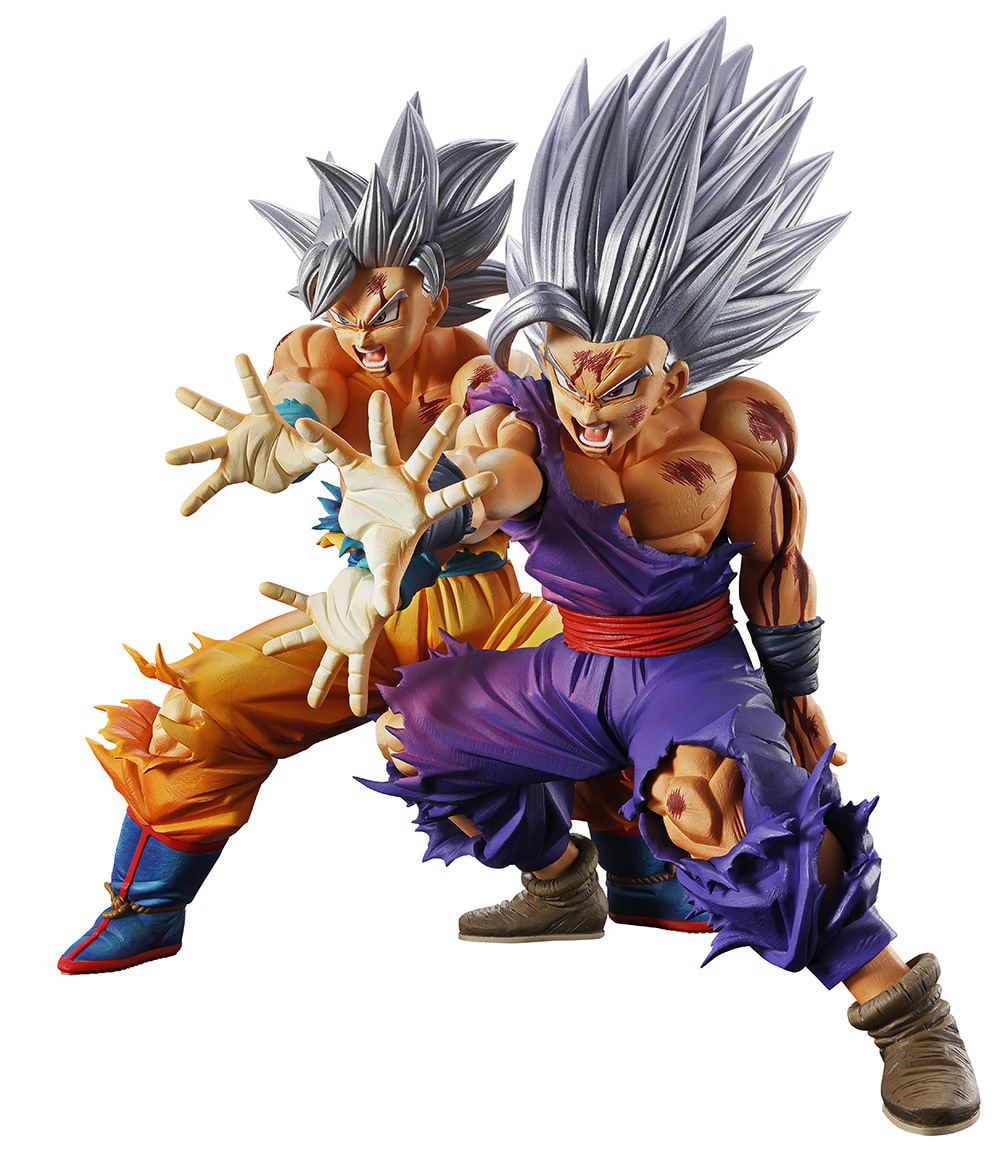 バンダイ ドラゴンボール超 MASTERLISE -OUTSIDE- 孫悟空 身勝手の極意 & 孫悟飯 ビースト 最強の親子かめはめ波 10周年記念 フィギュア 未開封 4号店商品 入荷写真