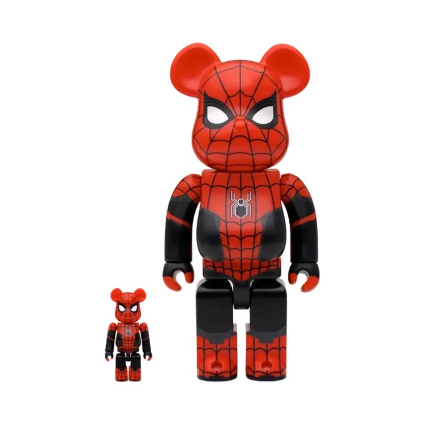 メディコム ベアブリック BE@RBRICK 100% & 400% スパイダーマン アップグレードスーツ 未開封 4号店商品 入荷写真