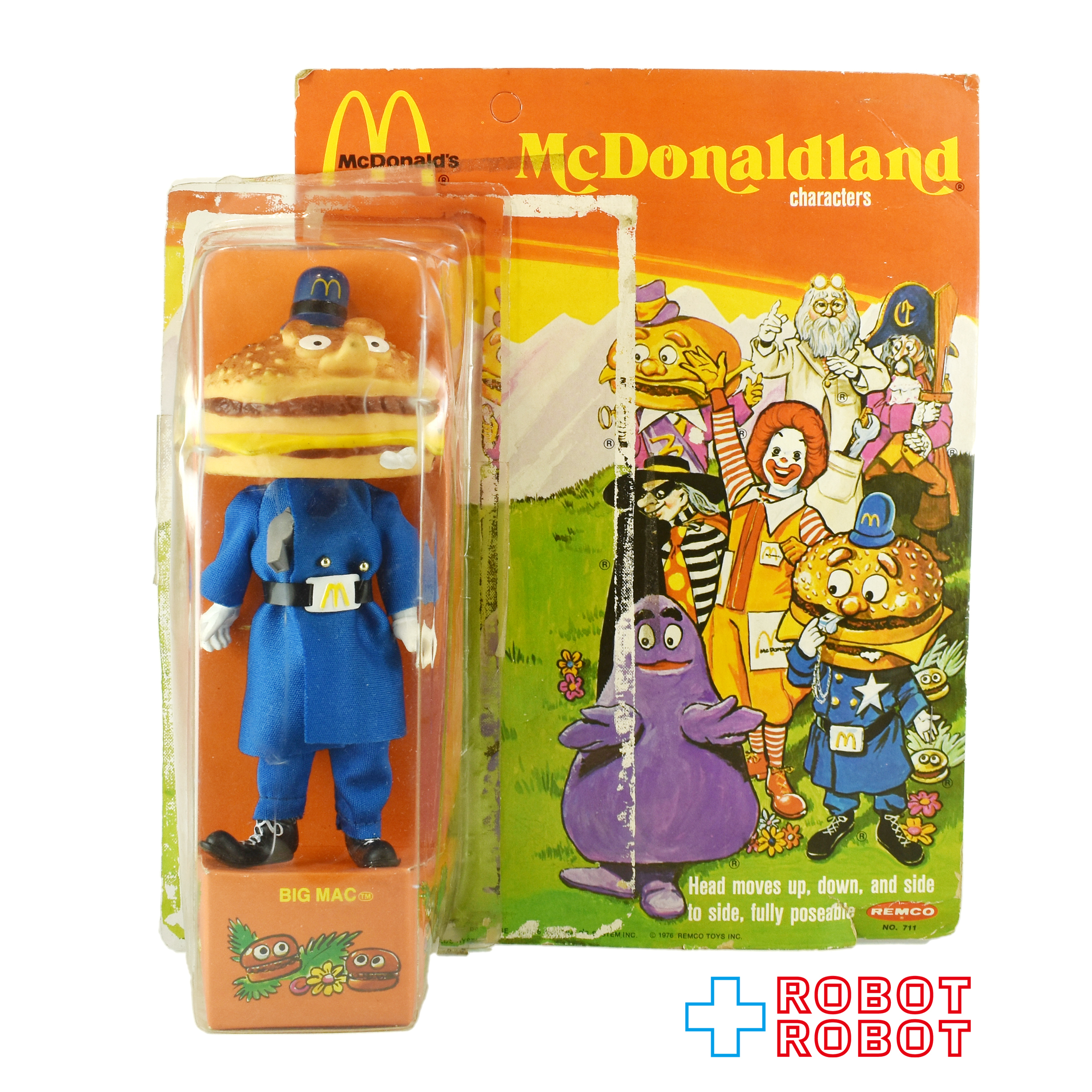 ※開封品：レムコ社 マクドナルドランド ビッグマックポリス フィギュア 1976 企業物 入荷写真
