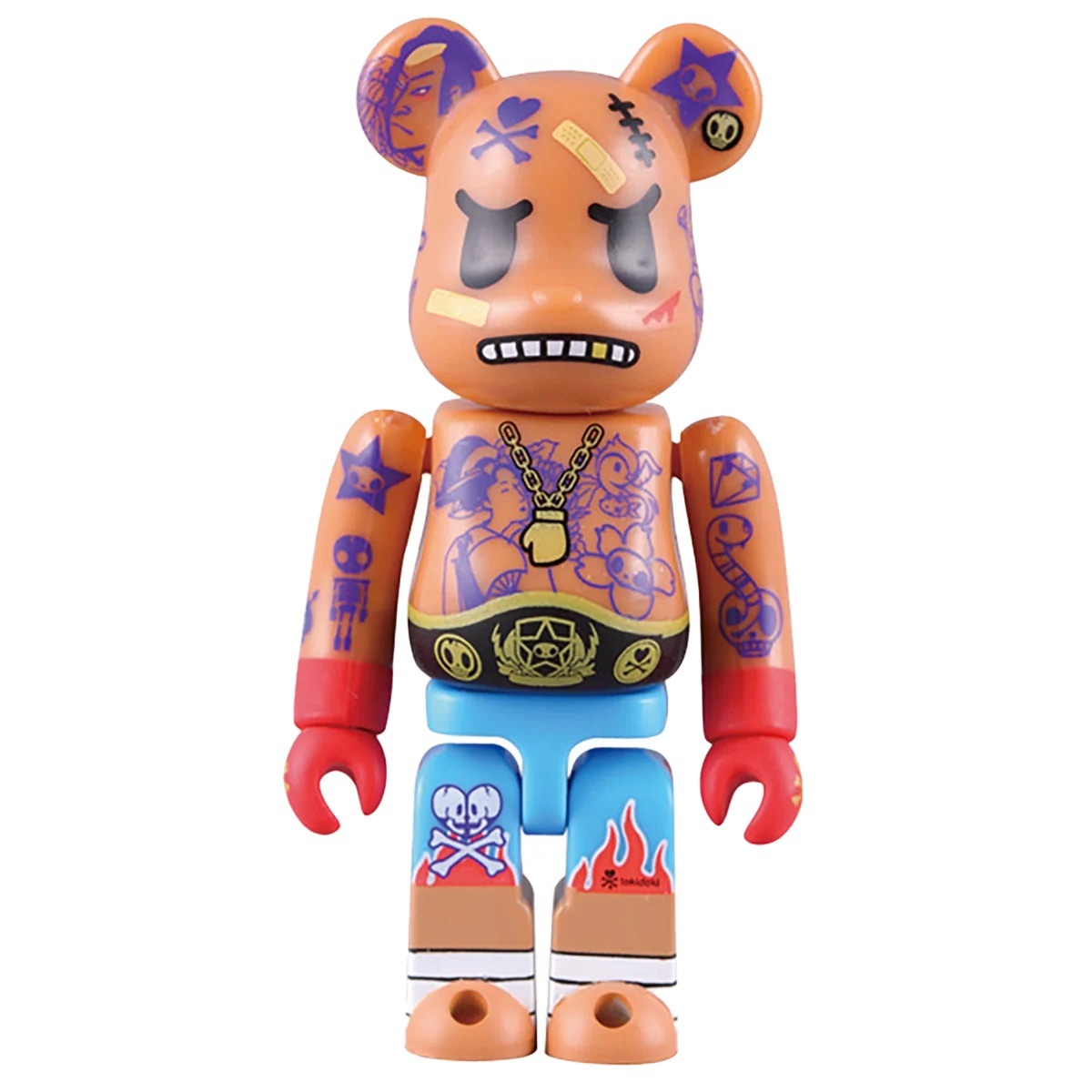 メディコム ベアブリック BE@RBRICK 100% TOKIDOKI ファイター シモーネ・レグノ デザイン ４号店商品 入荷写真