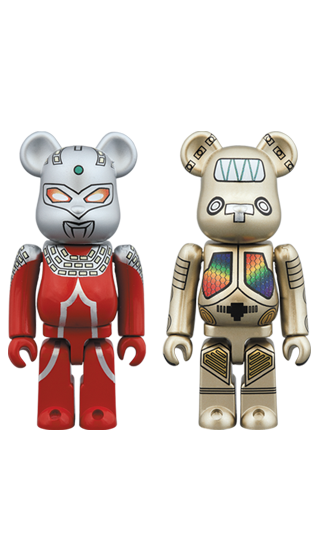 メディコム ベアブリック BE@RBRICK 100% ウルトラセブン ウルトラセブン & キングジョー 2体セット 未開封 ４号店商品 入荷写真