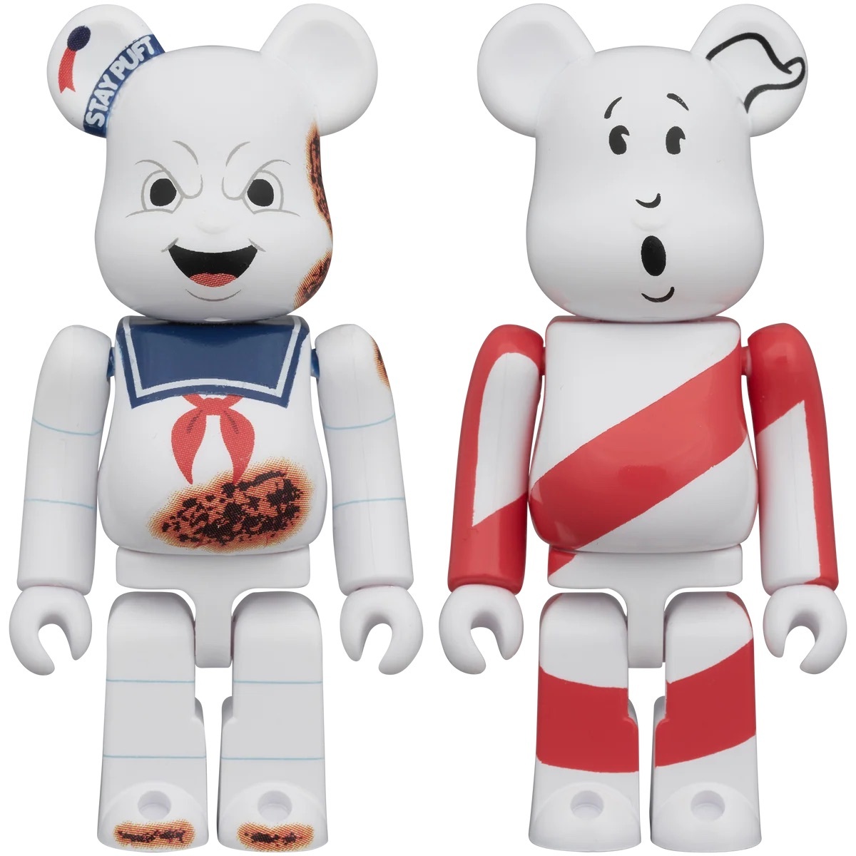 メディコム ベアブリック BE@RBRICK 100% ゴーストバスターズ マシュマロマン 怒り顔 Ver. & ノーゴースト 2体セット 未開封 ４号店商品 入荷写真