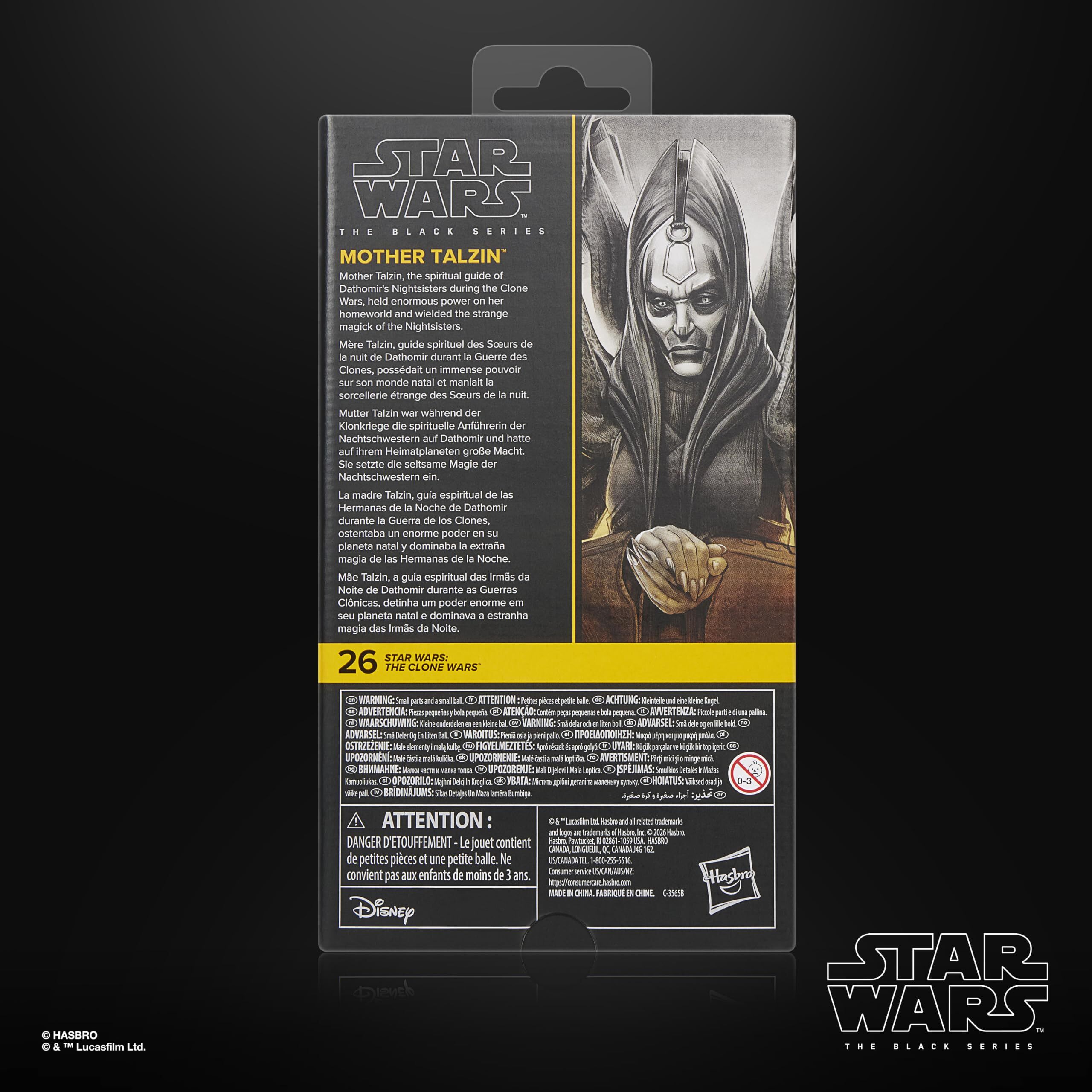 スター・ウォーズ ブラックシリーズ #TCW26 マザー・タルジン [クローン・ウォーズ] 6インチ アクションフィギュア 未開封 入荷写真