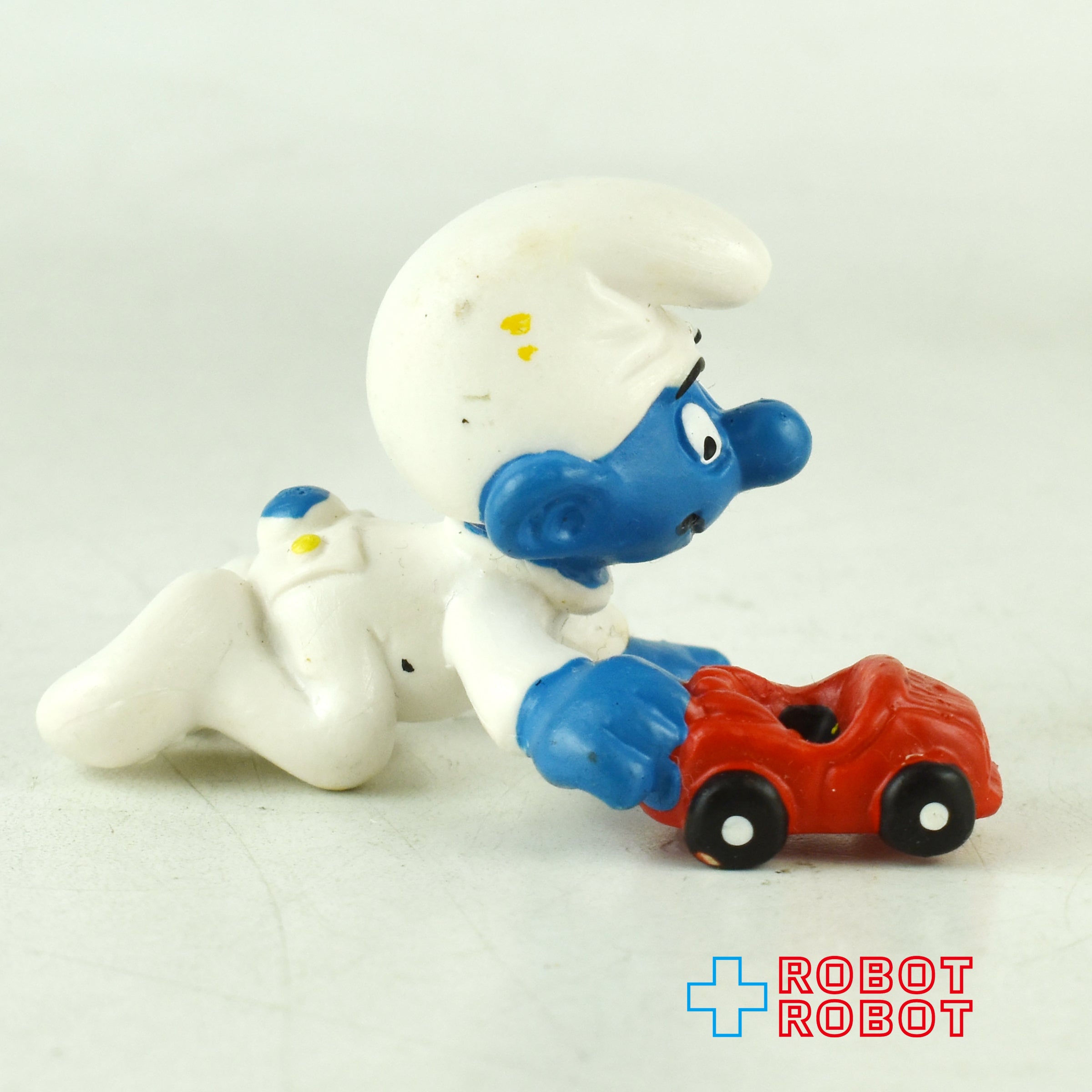 スマーフ ベイビー・スマーフ (車) #20215 PVC フィギュア 1984 ドイツ製 入荷写真
