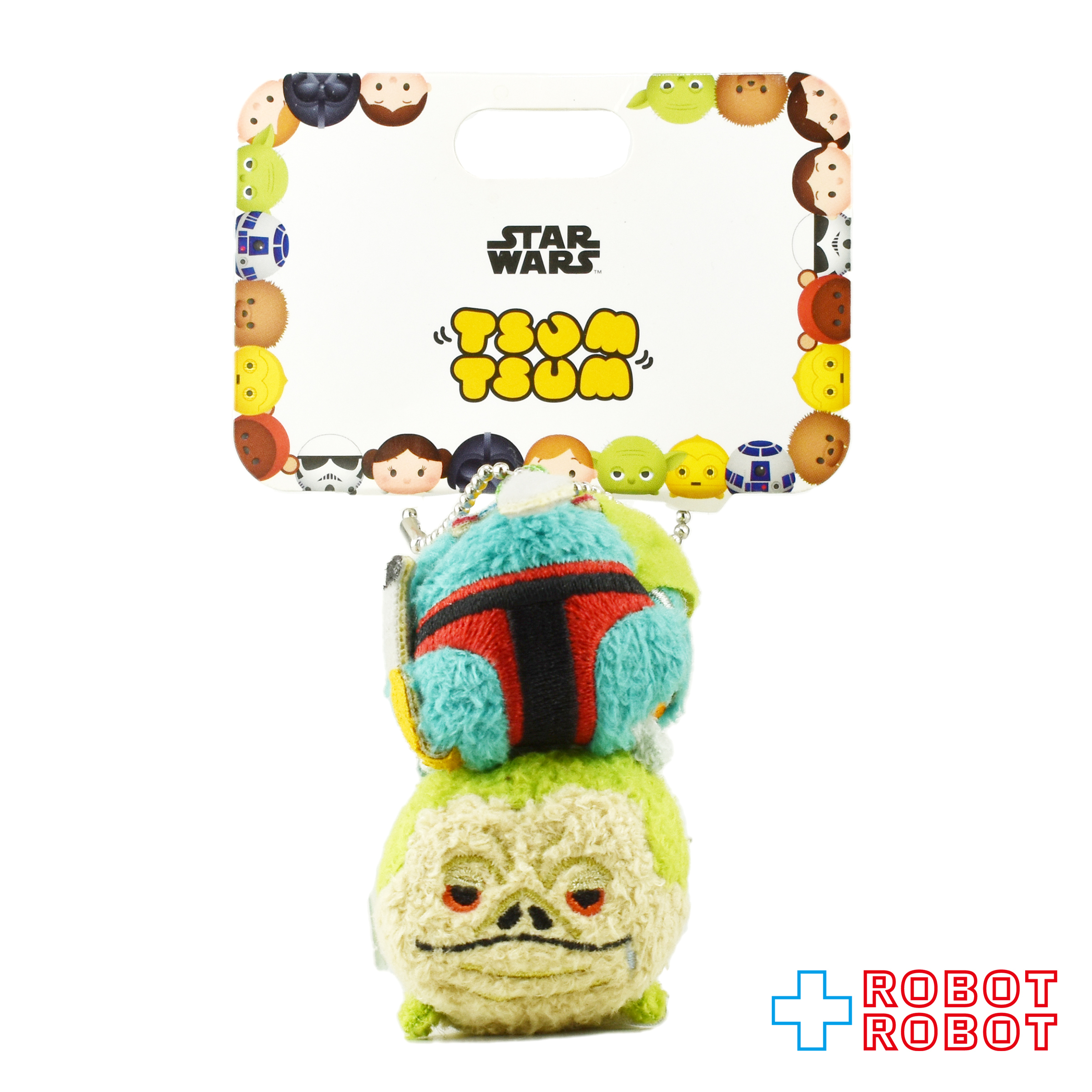 スター・ウォーズ ツムツム ボバ・フェット & ジャバ・ザ・ハット ぬいぐるみ キーチェーン 紙タグ付き 入荷写真