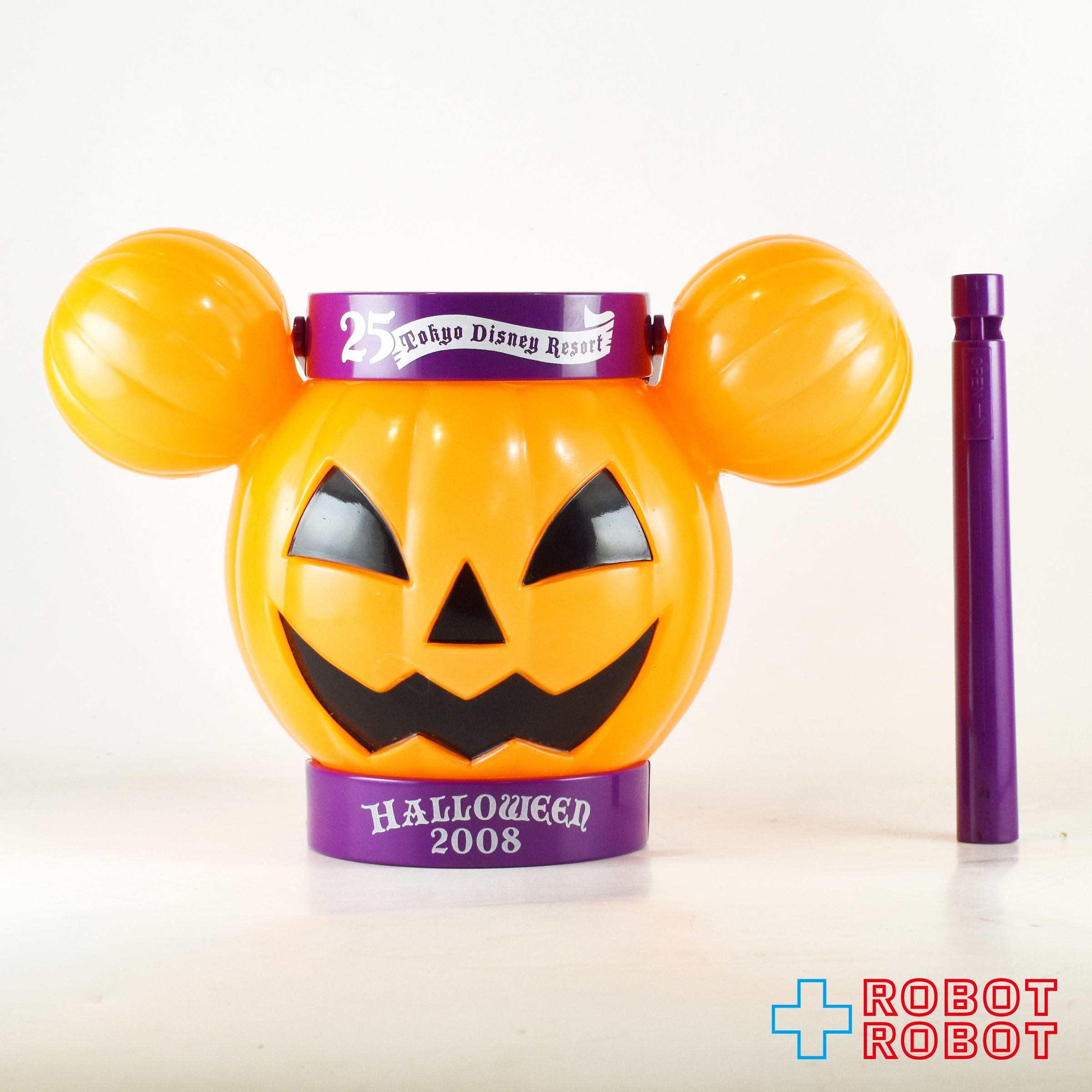 TDR 東京ディズニーリゾート ハロウィン 2008 かぼちゃ 提灯型ライト 15センチ 入荷写真