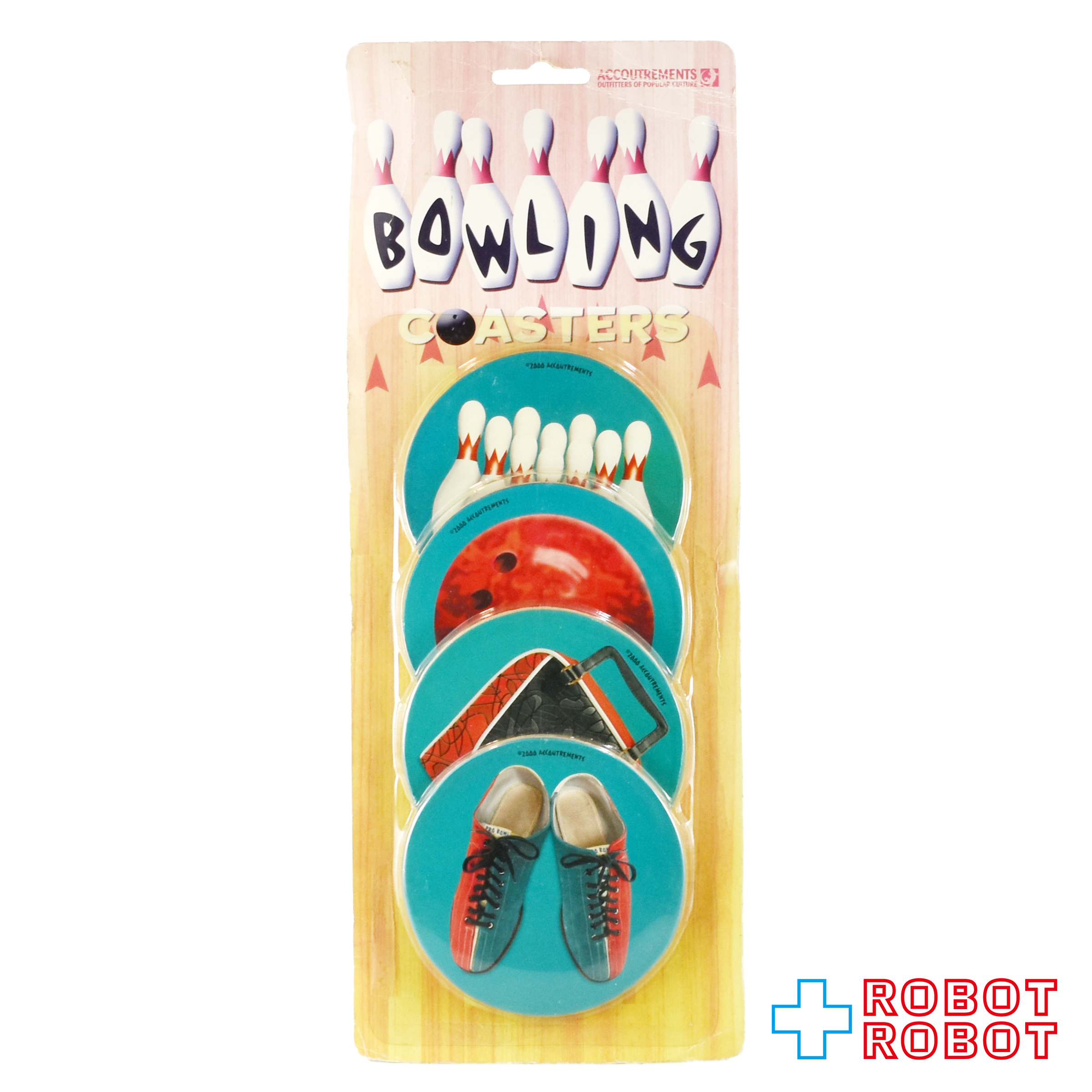アクロトメンツ ボウリング ボーリング コースター 4枚セット 2001 未開封 入荷写真