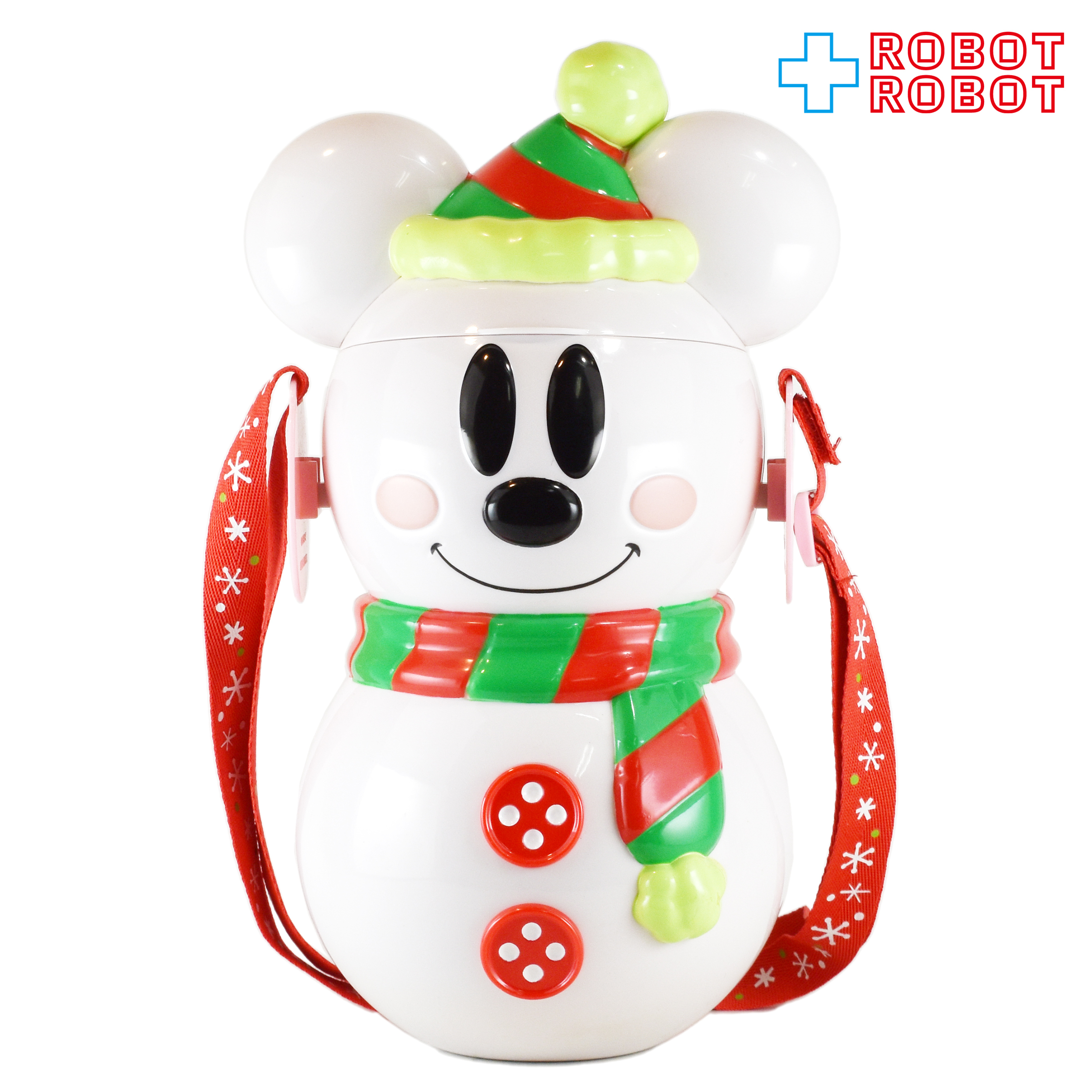 TDR 東京ディズニーリゾート クリスマス・ファンタジー 2012 スノースノー ポップコーンバケット ストラップ付き 入荷写真