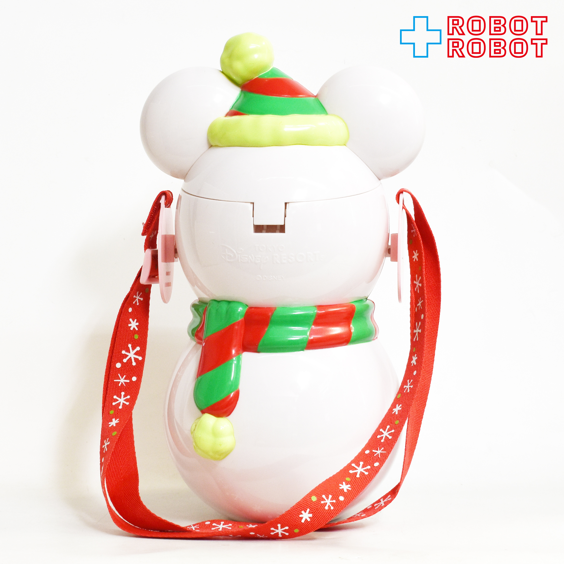 TDR 東京ディズニーリゾート クリスマス・ファンタジー 2012 スノースノー ポップコーンバケット ストラップ付き 入荷写真