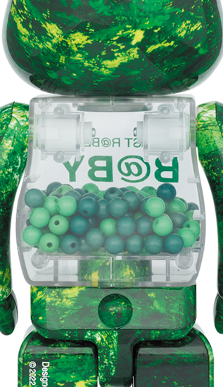 メディコム BE@RBRICK ベアブリック 100% & 400% マイ ファースト ベアブリック ベイビー フォレストグリーン Ver 未開封 ４号店商品 入荷写真