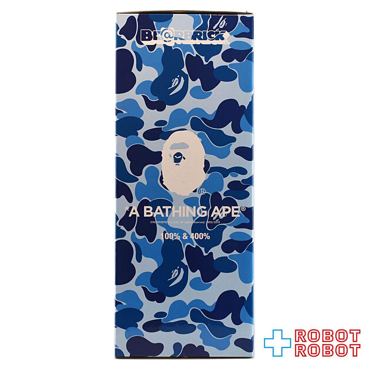 メディコム ベアブリック BAPE(R) × M / mika ninagawa SHARK BLUE 100％ & 400％ 入荷写真
