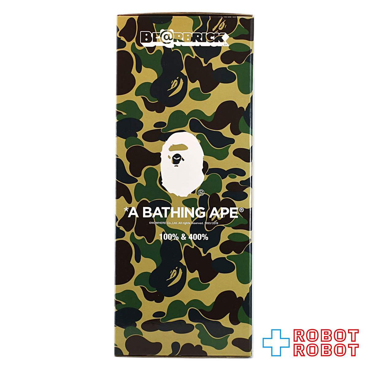 メディコム ベアブリック BAPE(R) × M / mika ninagawa SHARK GREEN 100％ & 400％ 入荷写真