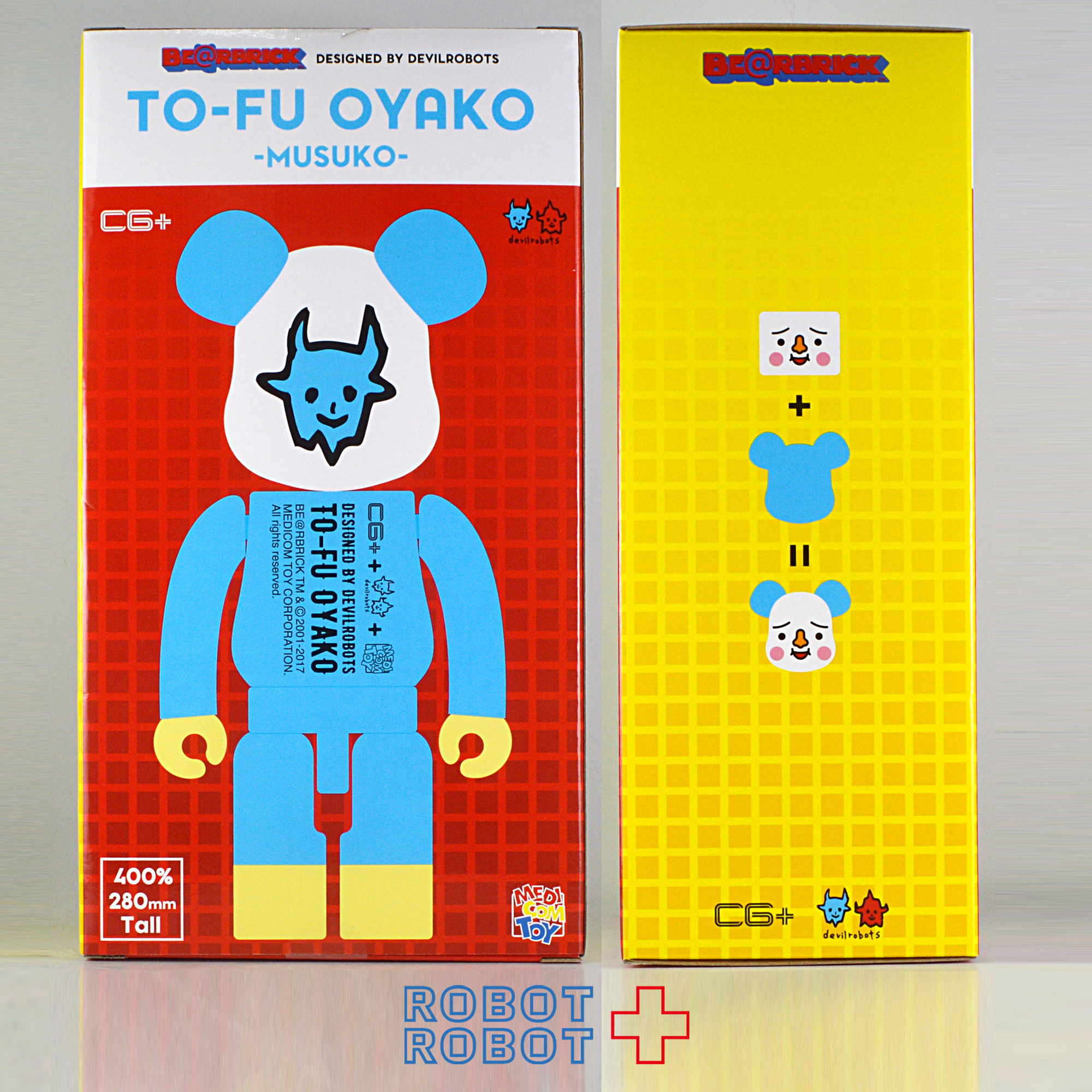 ベアブリック トーフ親子 TOFU OYAKO 400% MUSUKO 未開封新品 入荷写真
