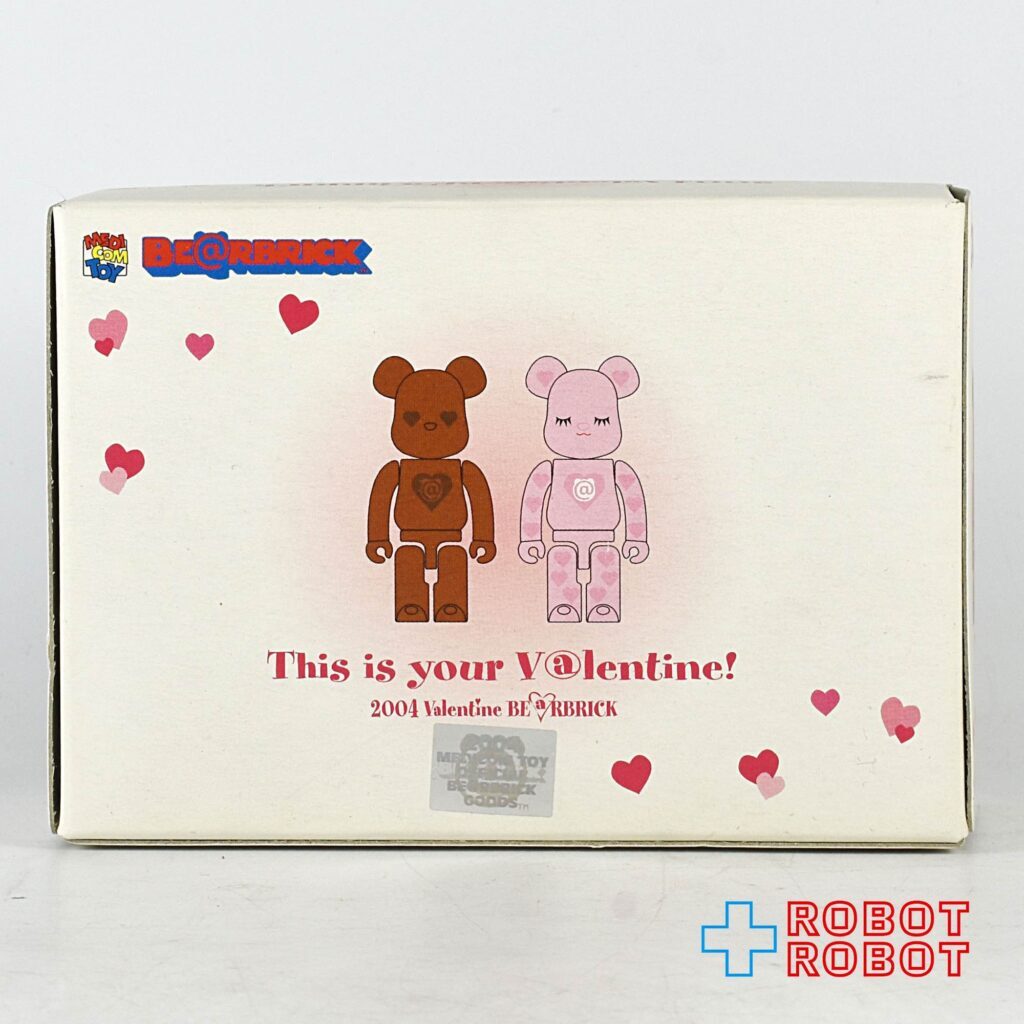 メディコム BE@RBRICK 100％ ベアブリック 2004 バレンタイン 2体セット 入荷写真