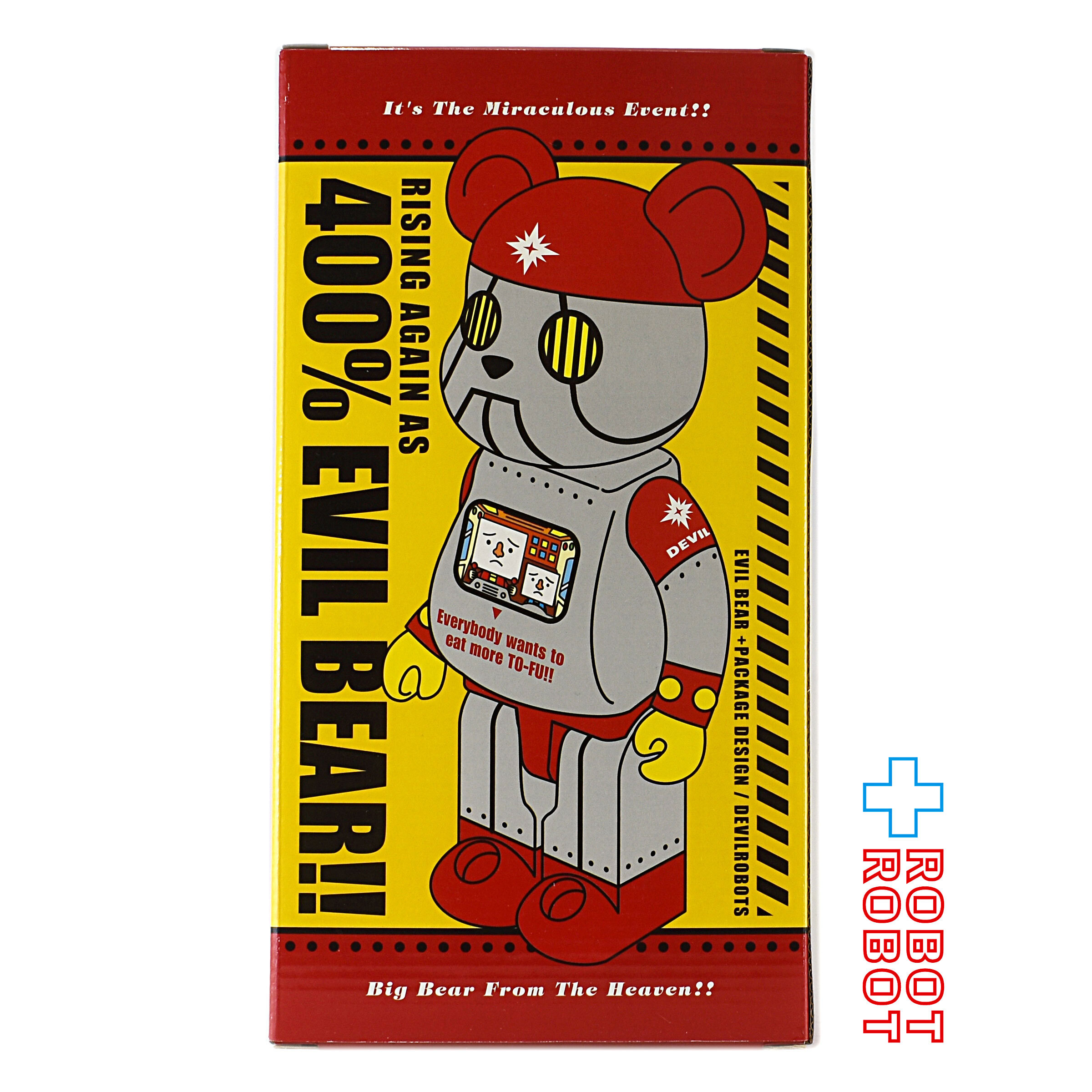 ベアブリック 400% デビルロボッツ EVIL BEAR 未開封新品 入荷写真