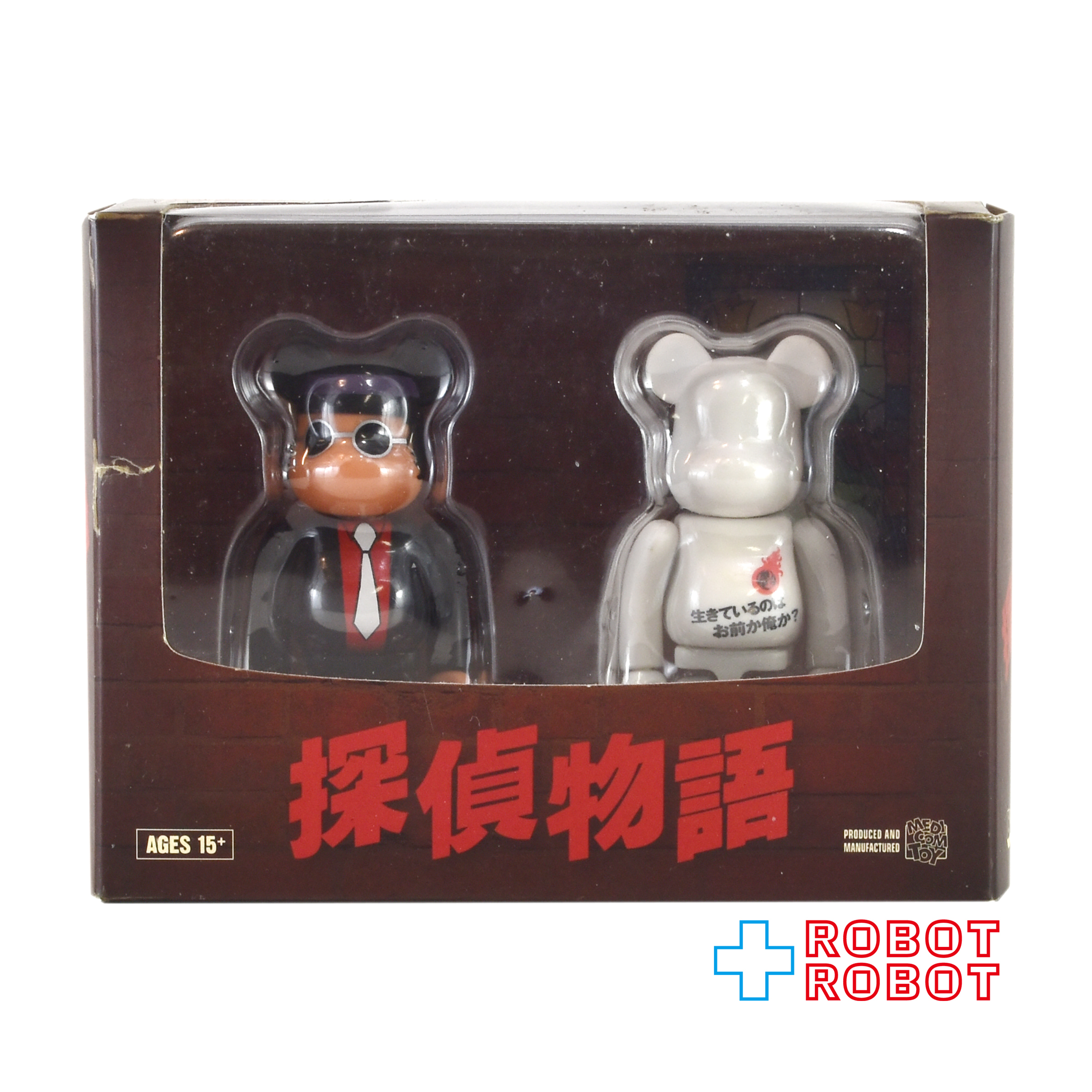 メディコム BE@RBRICK 100％ ベアブリック SOUL RED 探偵物語 2体セット ４号店商品 入荷写真
