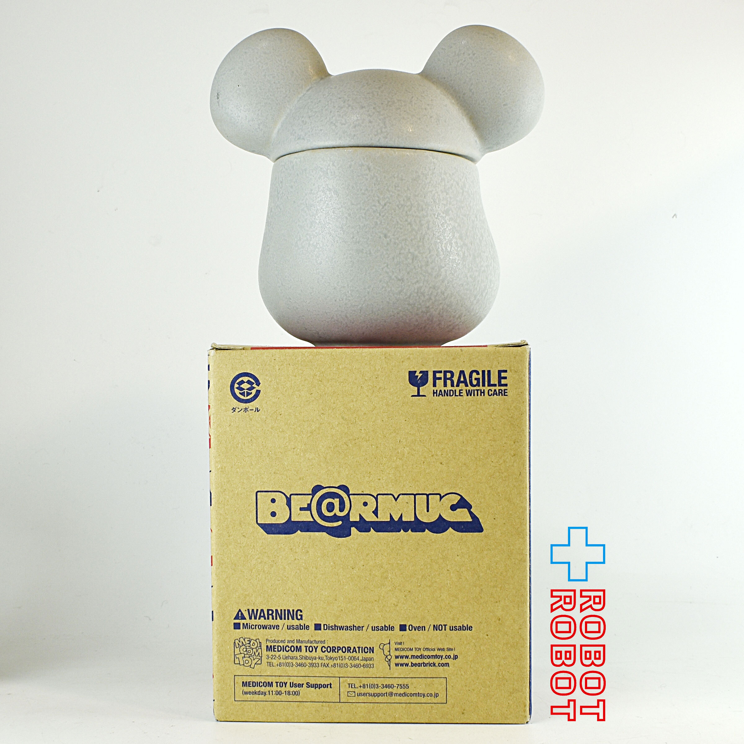 BE@RBRICK べアブリック メディコム 陶器製蓋付 マグカップ 箱付 入荷写真