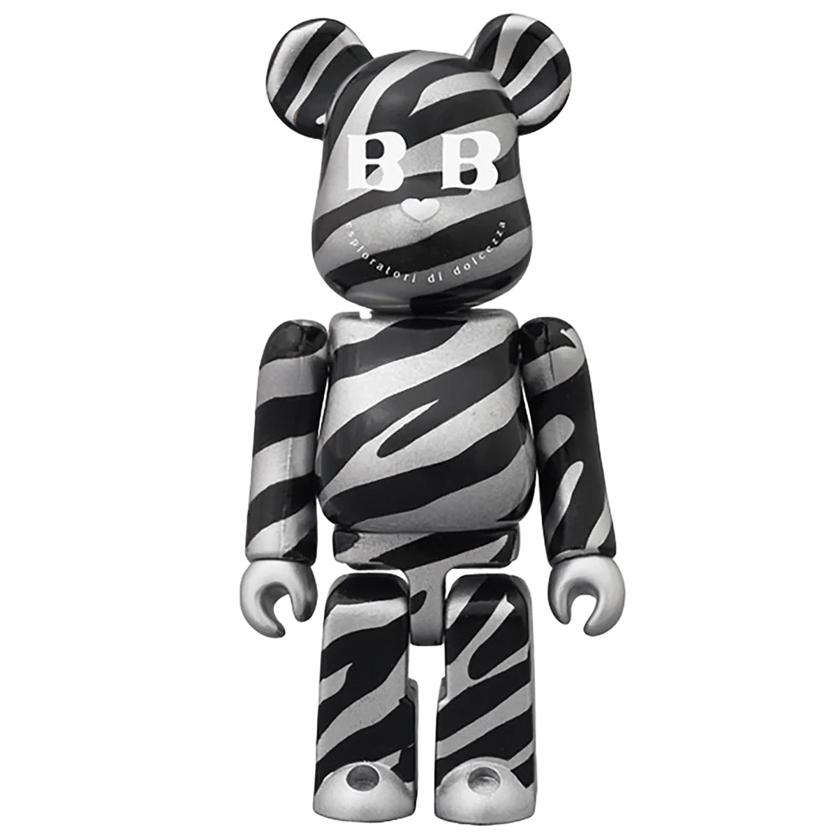 メディコム BE@RBRICK 100％ BABBI♥BE@RBRICK バレンタイン 2012 ZEBRA ARGENTO 未開封 入荷写真