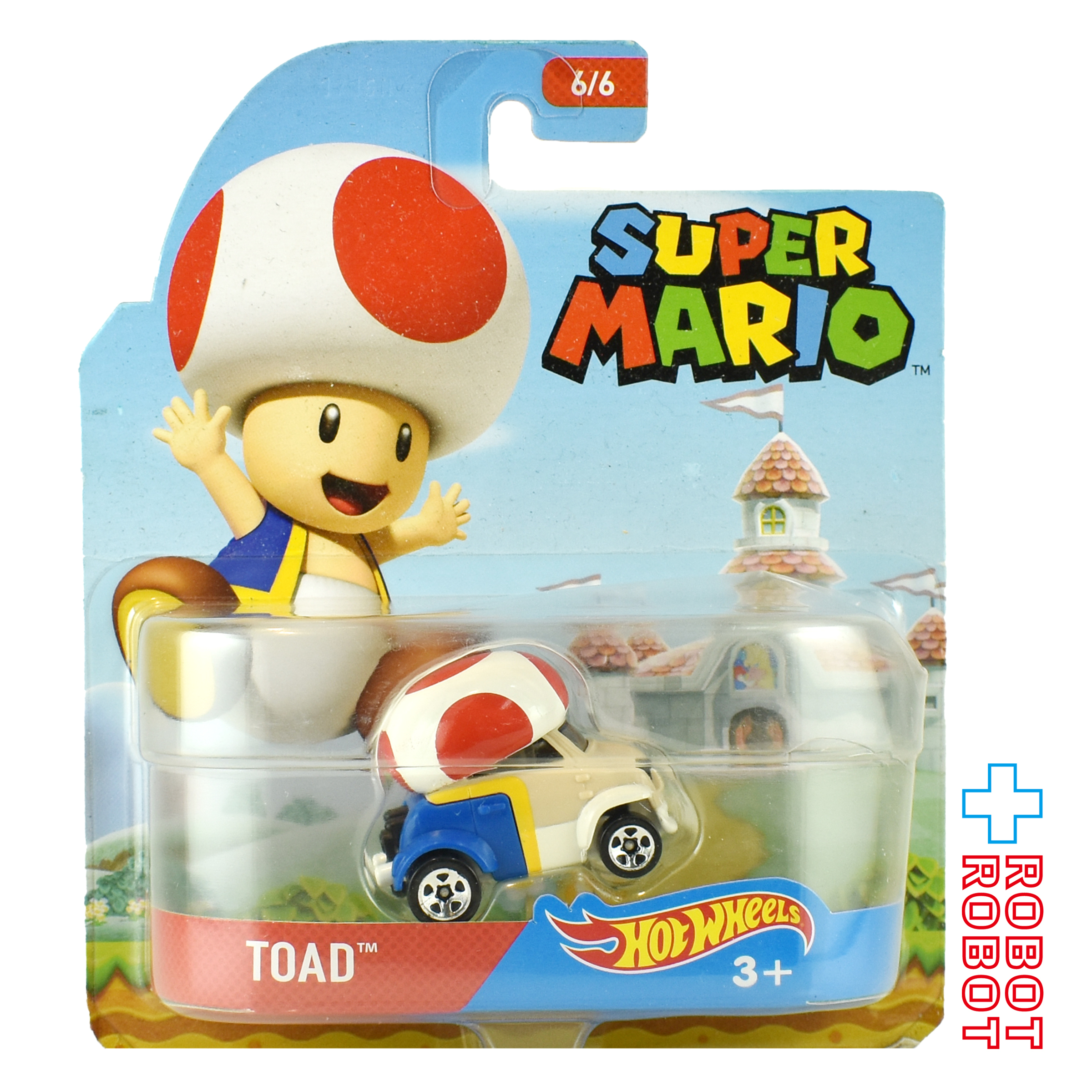 ホットウィール 2016 スーパーマリオ キャラクターカーズ キノピオ ダイキャスト ミニカー 未開封 入荷写真