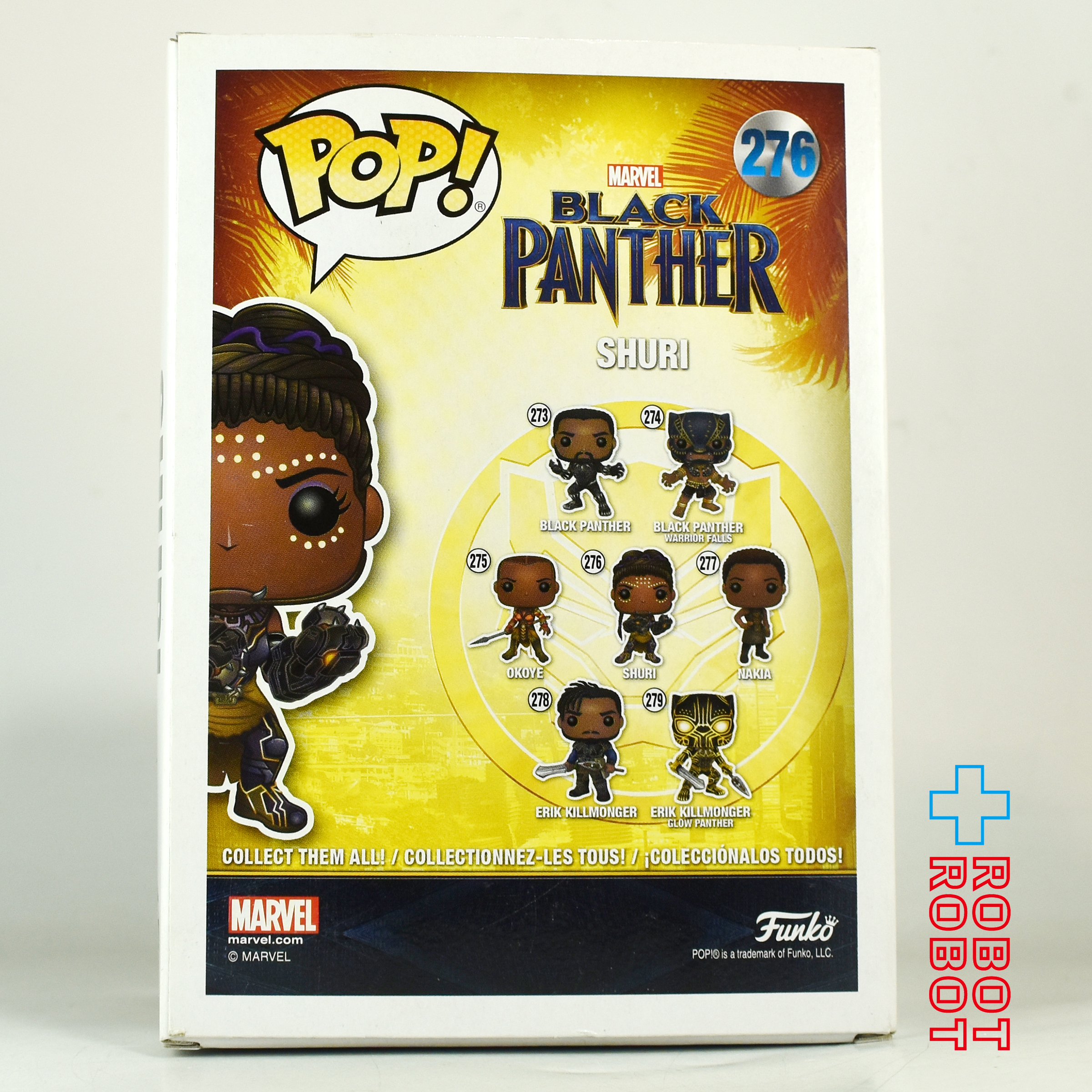 ファンコ POP! 276 マーベル ブラックパンサー シュリ ビニールフィギュア 国内版 箱入 入荷写真