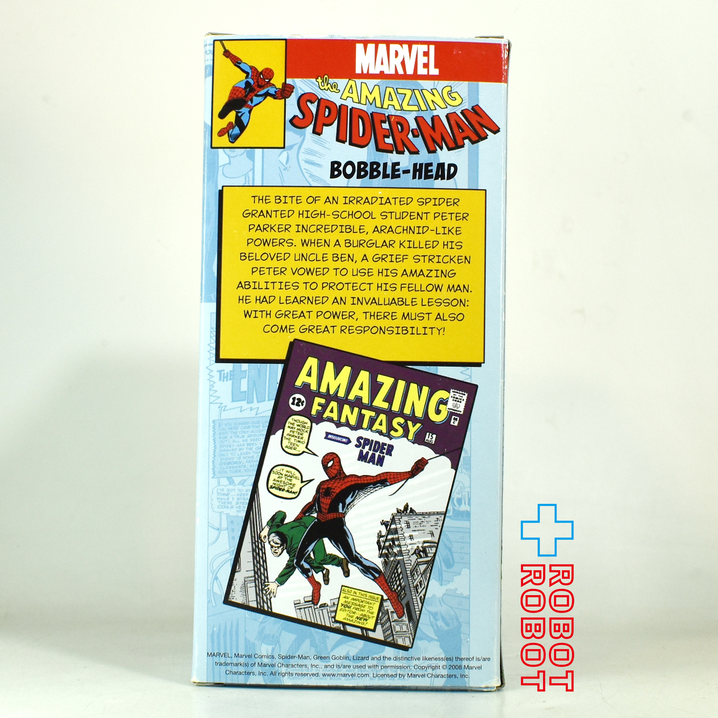 ファンコ マーベル アメイジング・スパイダーマン ワッキーワブラー ボブルヘッド フィギュア 開封箱入 入荷写真
