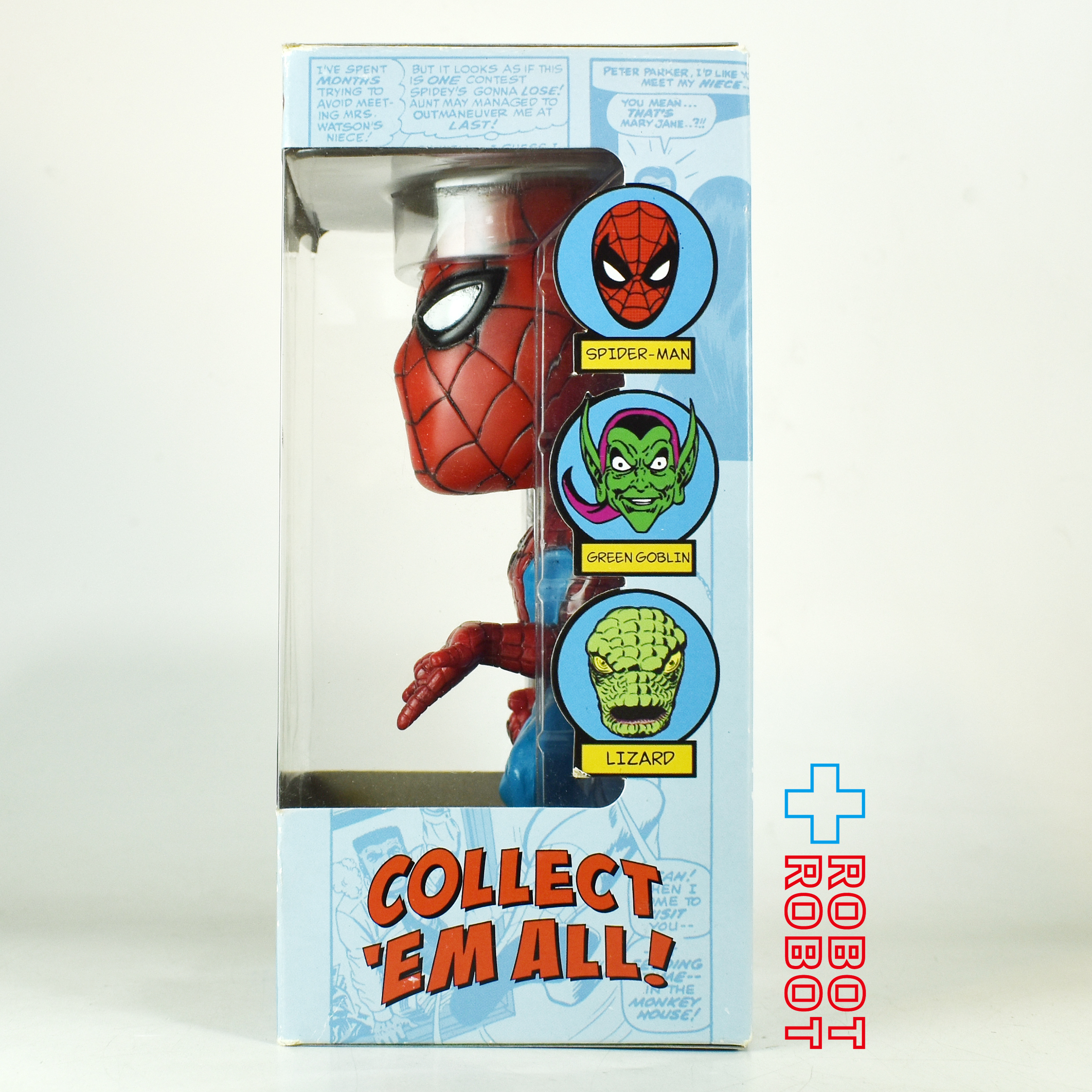 ファンコ マーベル アメイジング・スパイダーマン ワッキーワブラー ボブルヘッド フィギュア 開封箱入 入荷写真