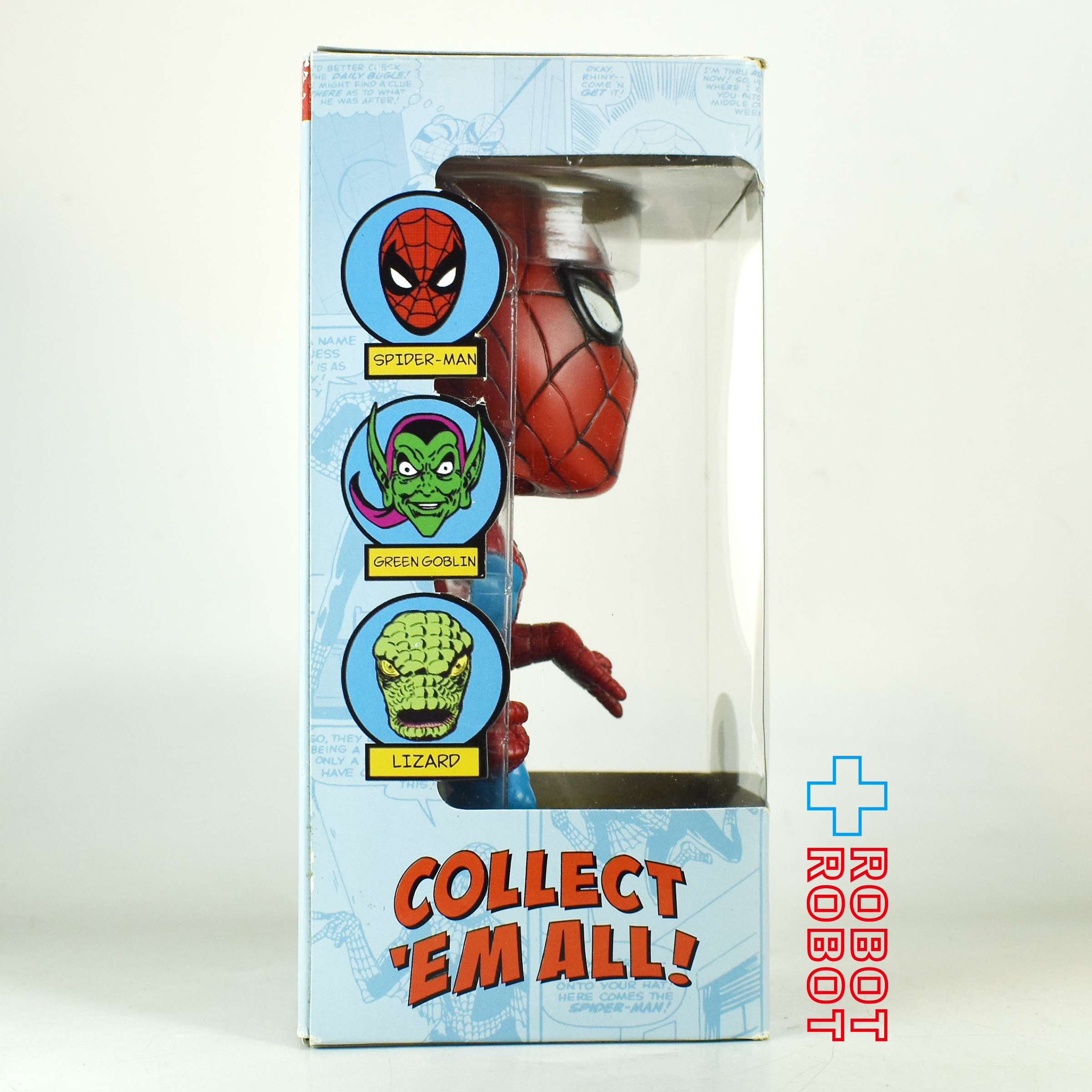 ファンコ マーベル アメイジング・スパイダーマン ワッキーワブラー ボブルヘッド フィギュア 開封箱入 入荷写真