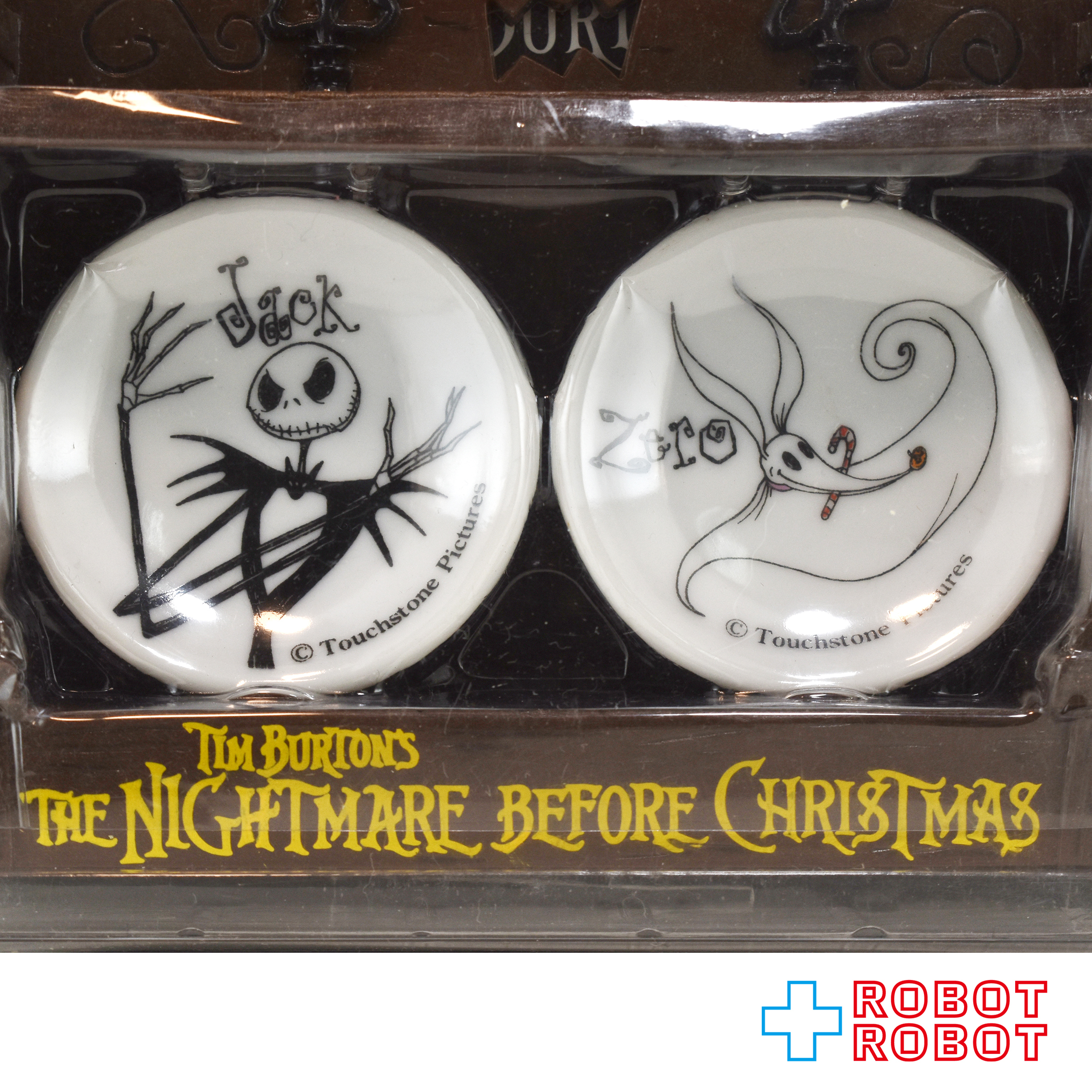 SEGA ナイトメアー・ビフォア・クリスマス ジャック & ゼロ ミニプレート 小皿 1999 未開封 入荷写真