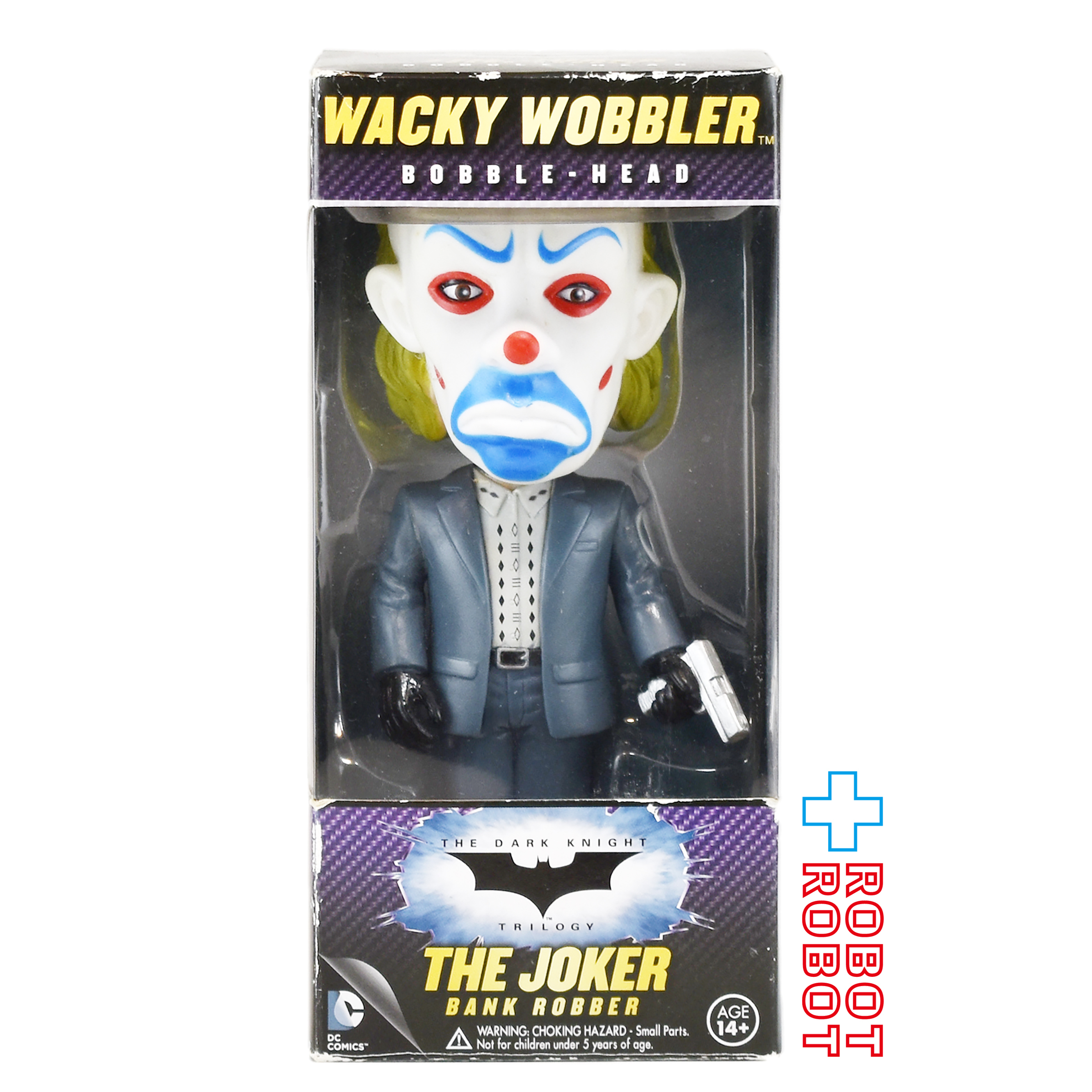 ファンコ DC ダークナイト・トリロジー ジョーカー 銀行強盗 ワッキーワブラー ボブルヘッド フィギュア 国内版 開封箱入 入荷写真