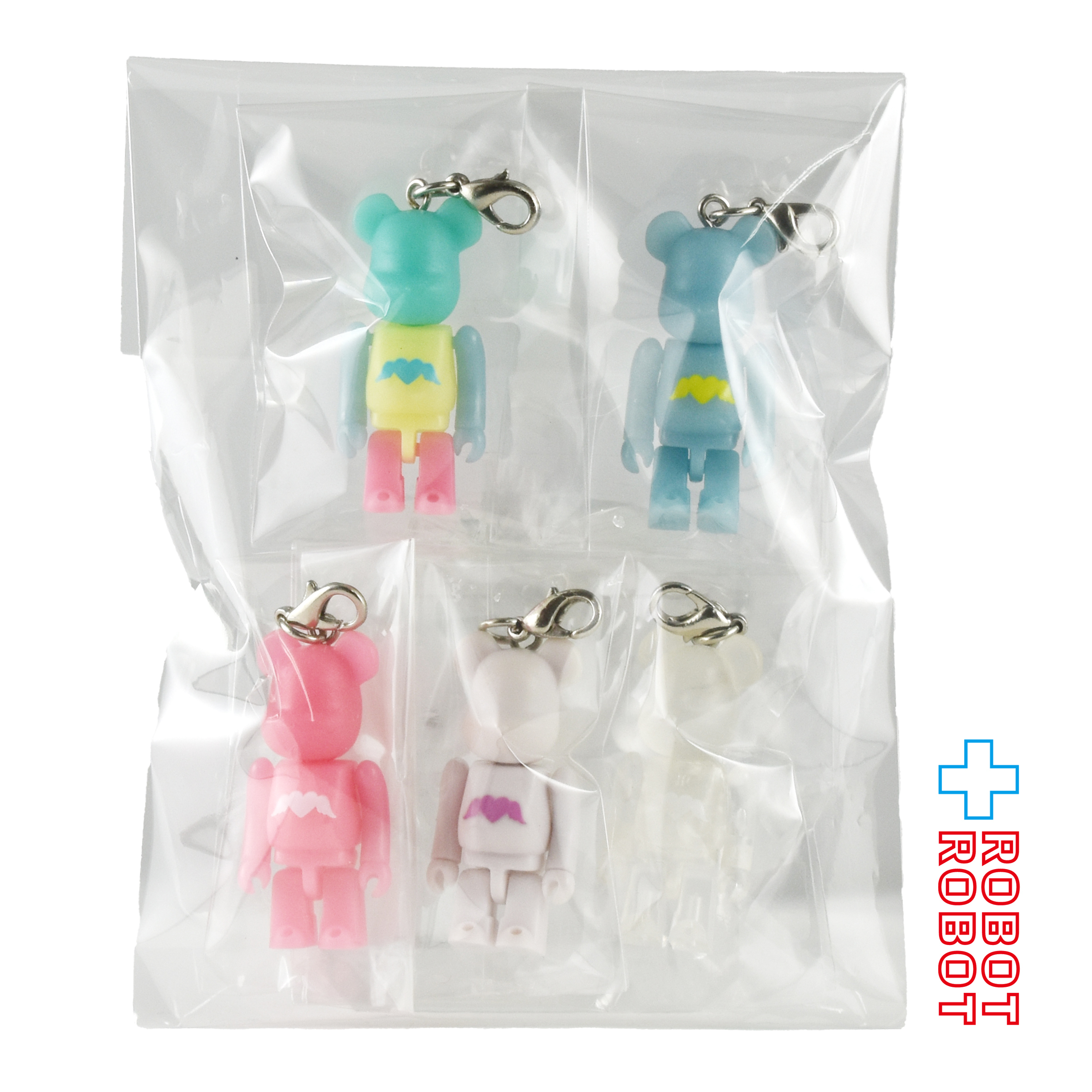 メディコム ベアブリック BE@RBRICK 50% 2004 クリスマス モスバーガー キーホルダー 全5体セット ４号店商品 入荷写真