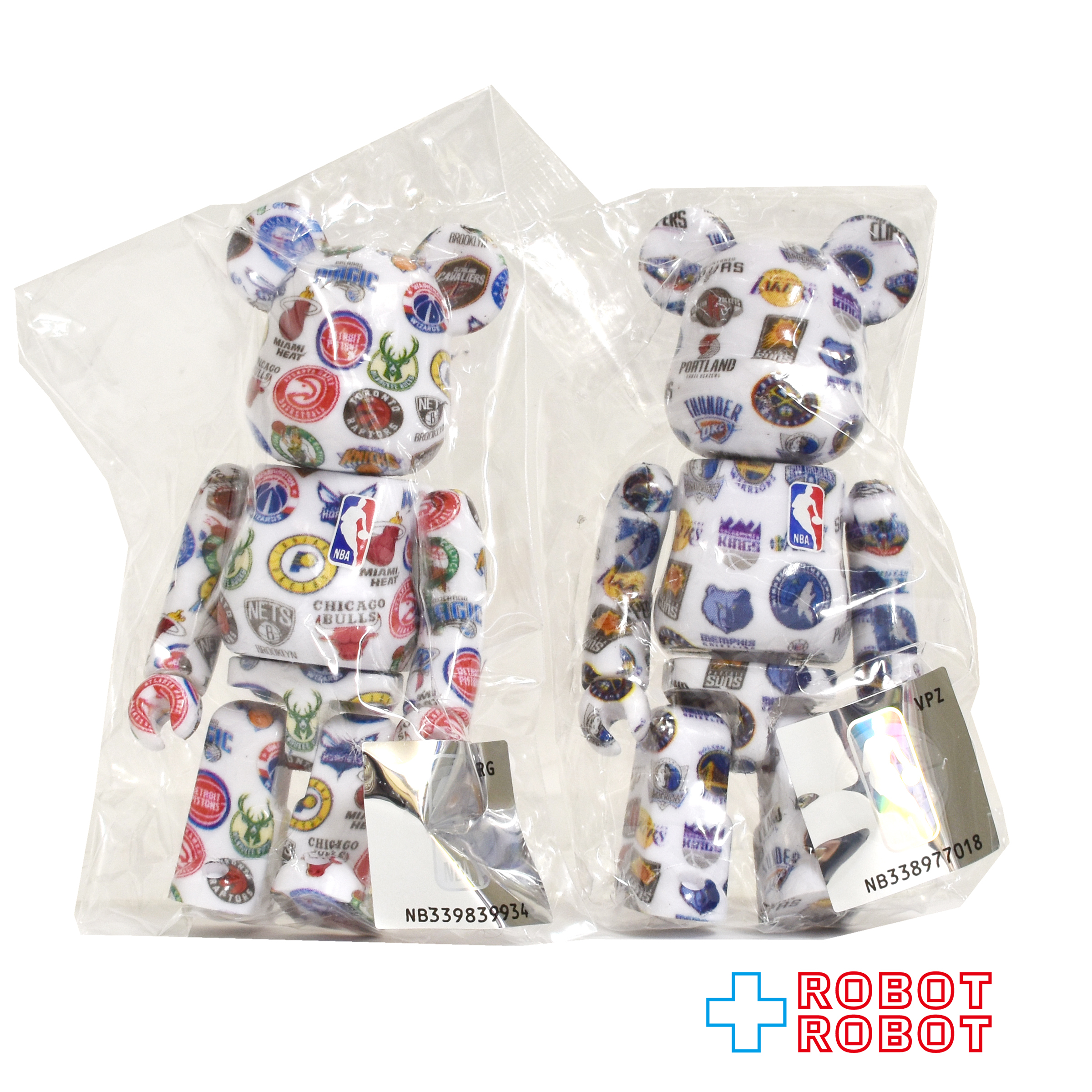 メディコム ベアブリック BE@RBRICK 100% [シリーズ42] HERO NBA 東地区 & 西地区 2体セット 未開封 ４号店商品 入荷写真