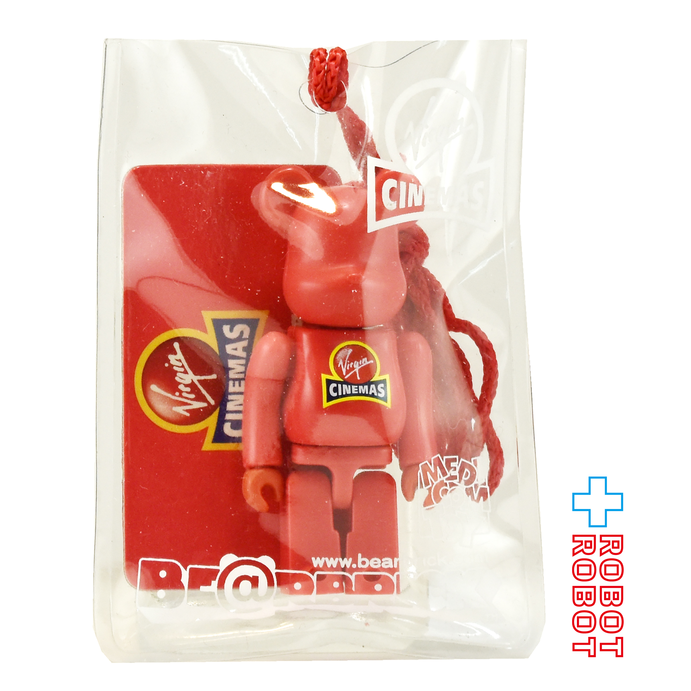 メディコム ベアブリック BE@RBRICK 100% 2001 ヴァージンシネマズ 赤 ストラップ付き 未開封 ４号店商品 入荷写真
