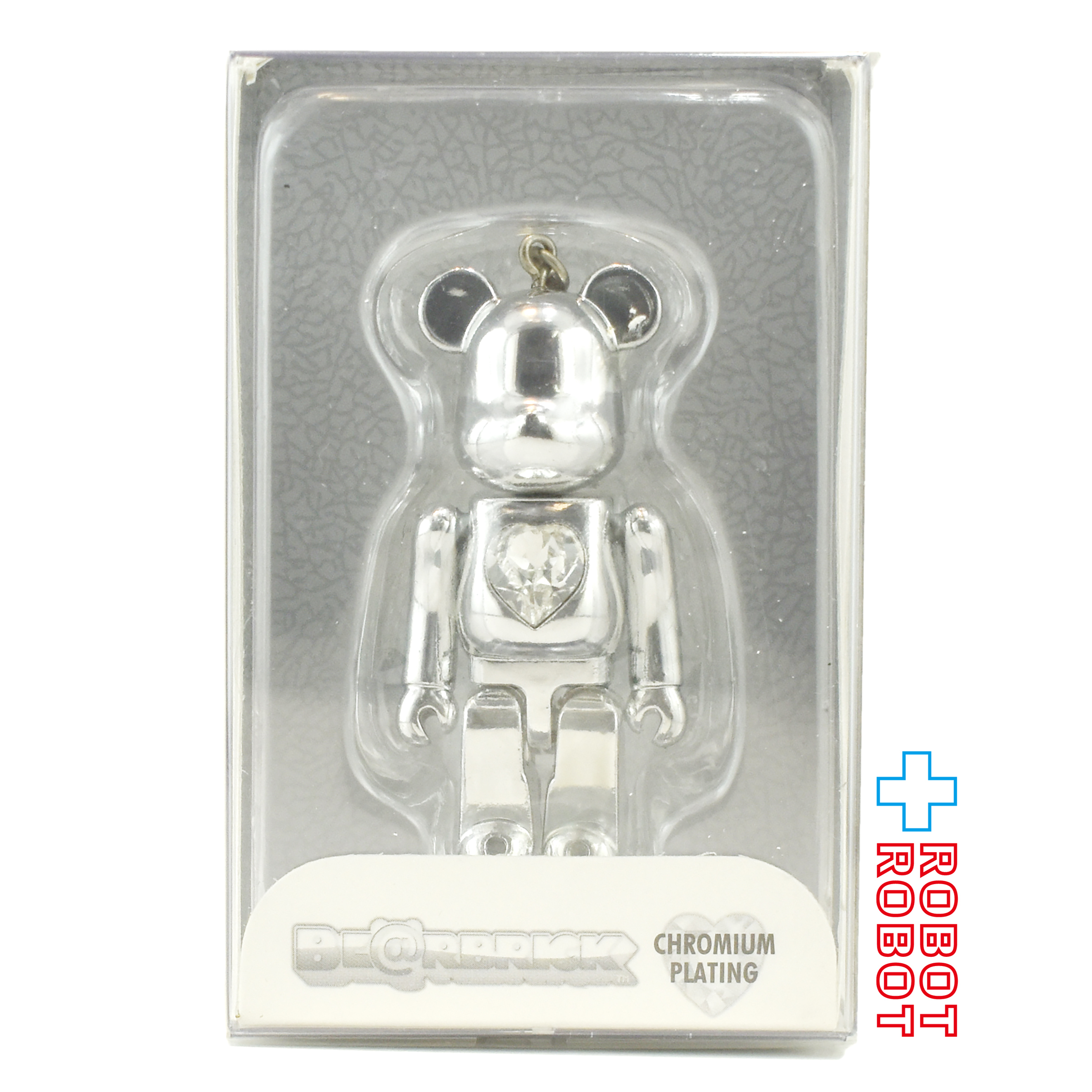 メディコム ベアブリック BE@RBRICK 100% 2013 クリスタルハート クロームメッキモデル 未開封 ４号店商品 入荷写真