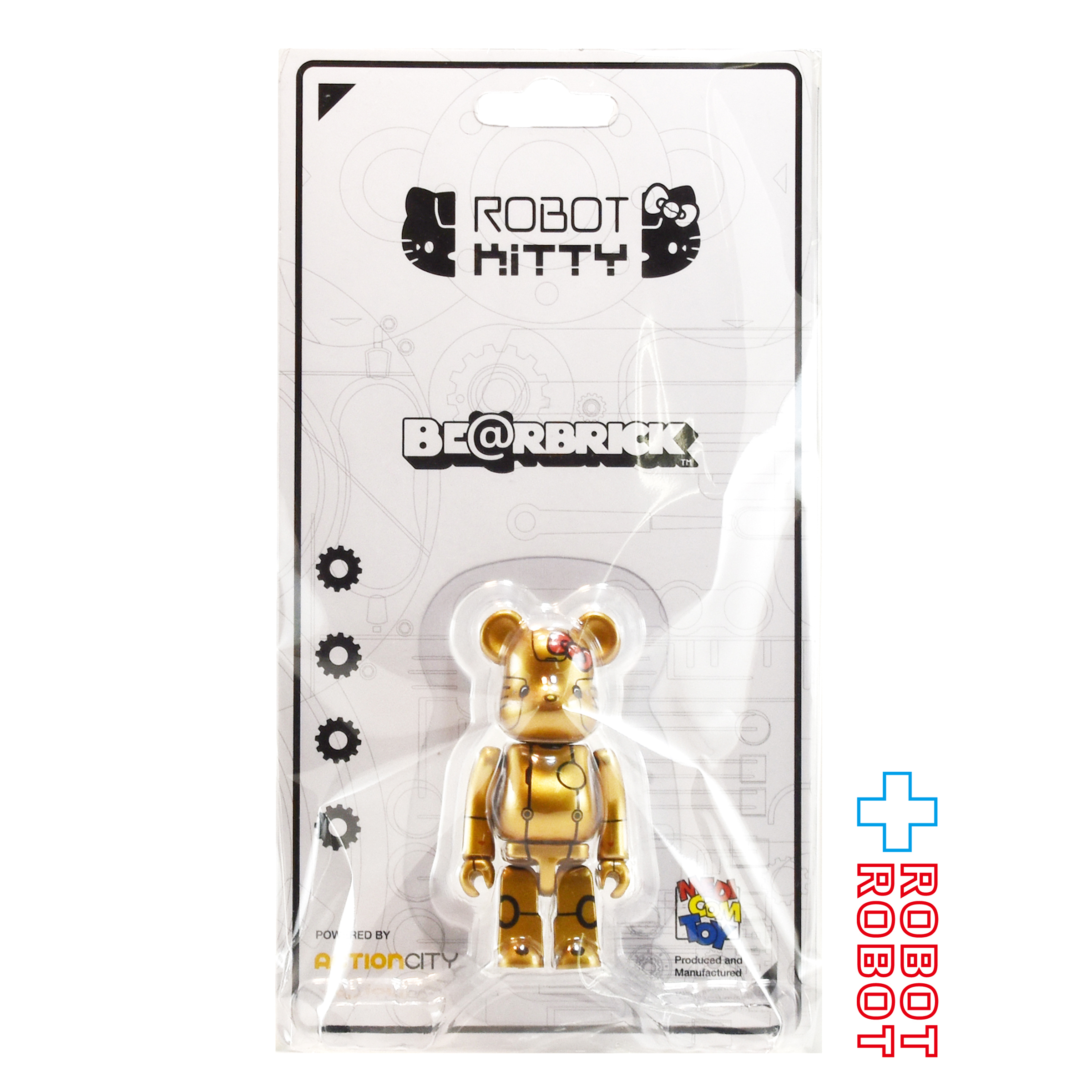 メディコム ベアブリック BE@RBRICK 100% 2017 シンガポール アクションシティ ロボットキティ ゴールド Ver. 限定品  未開封 ４号店商品 入荷写真