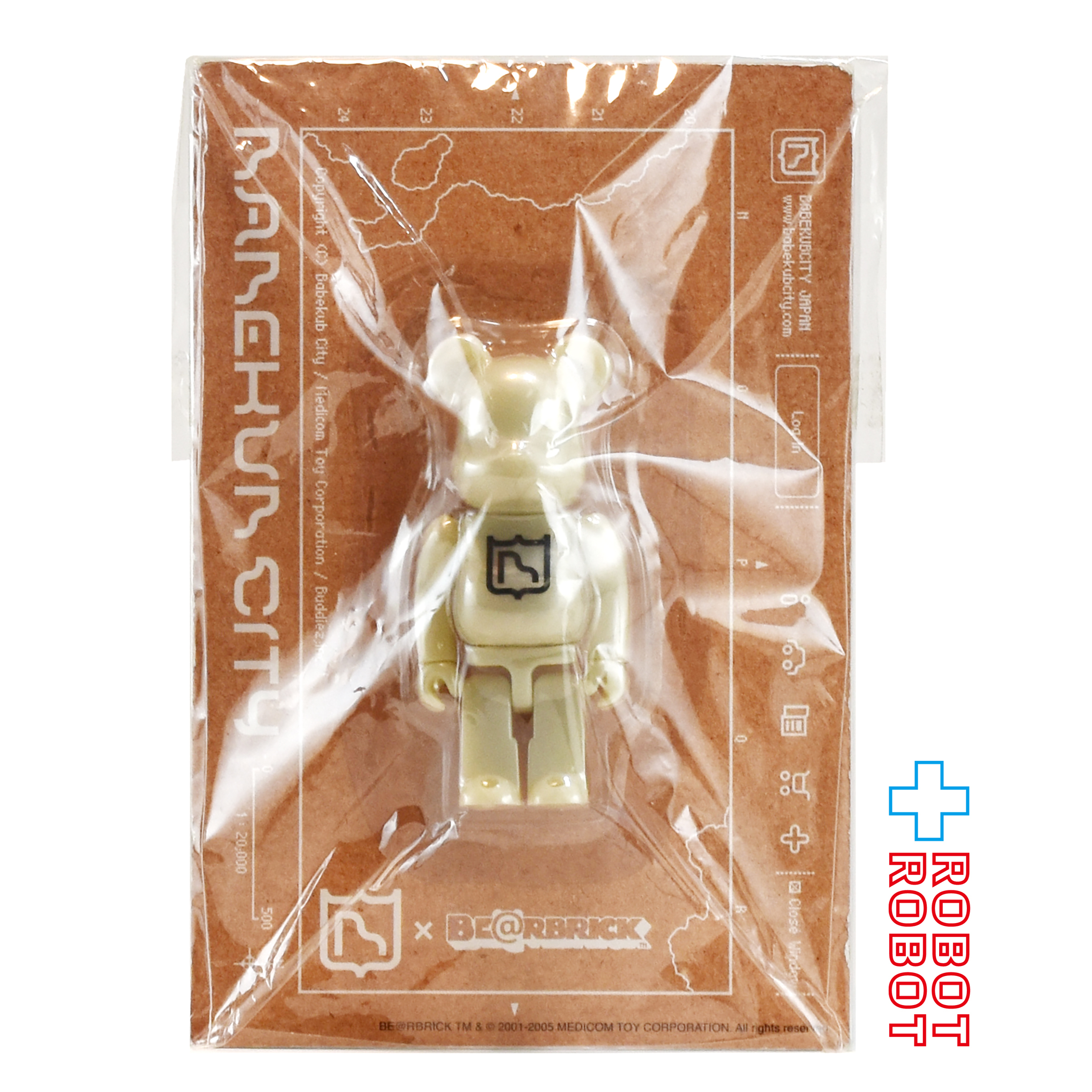 メディコム ベアブリック BE@RBRICK 100% 2005 ベイブキューブシティ 会員 限定 年賀状 ノベルティ 未開封 ４号店商品 入荷写真